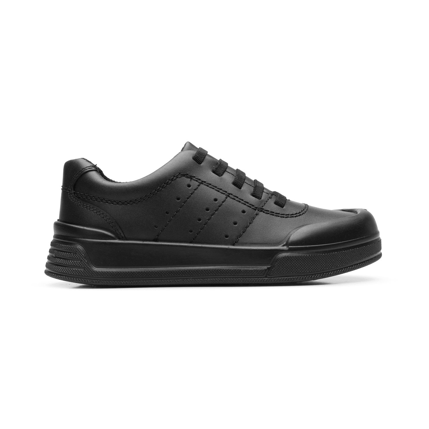 Zapato Flexi Niño Negro Escolar Cintas Infantil T17-22 — imagen 2