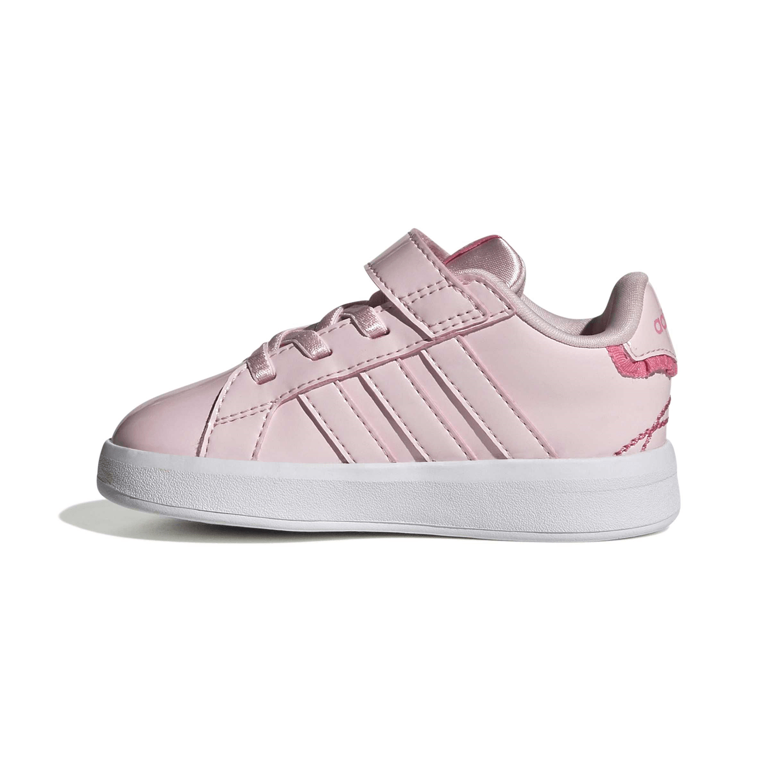 Tenis Adidas Grand Court 3.0 Niña Casual Rosa Infantil T10-16 — imagen 4