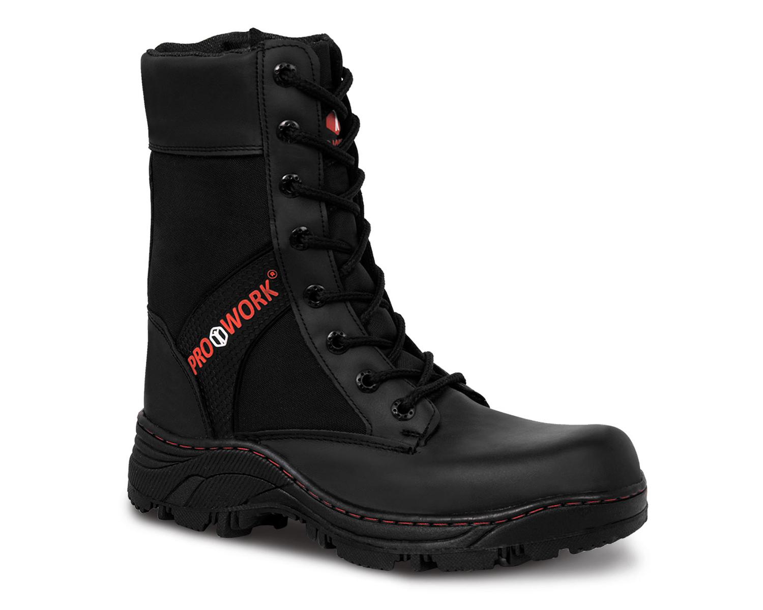 Botas industriales tacticas Piel hombre trabajo botin P813 — imagen 1