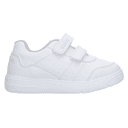 Tenis Coqueta Niño Escolar Cintas Adhesivas Blanco Infantil T17-21