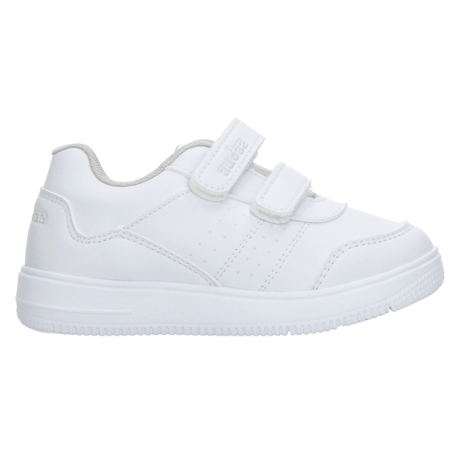 Tenis Coqueta Niño Escolar Cintas Adhesivas Blanco Infantil T17-21 — imagen 1