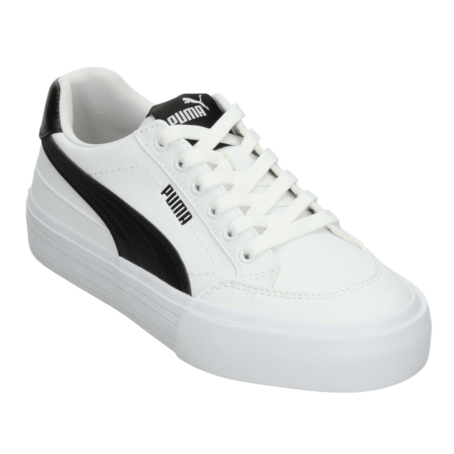 Tenis Puma Court Classic Vulc Dama Casual Blanco Mujer — imagen 4