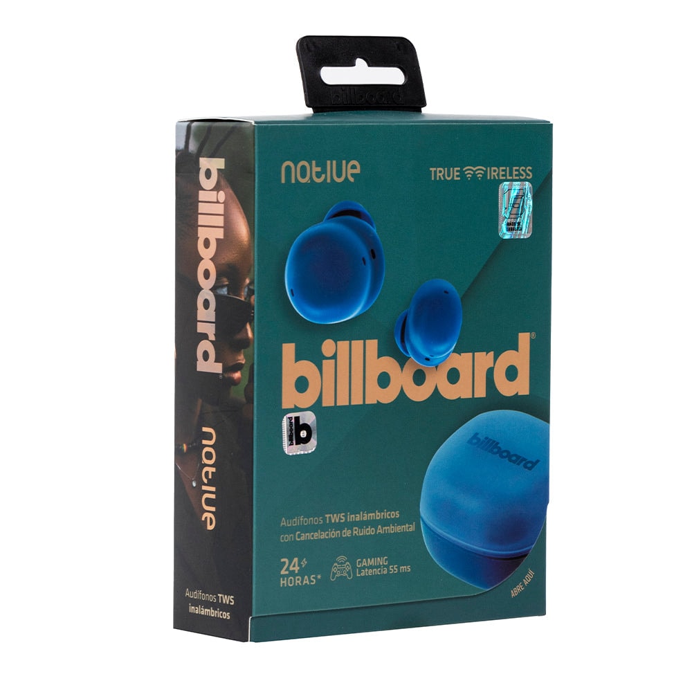 Audífonos Inalámbricos Tws STF - Billboard Native ENC 6hrs Uso Protección IPX4 Azul — imagen 14