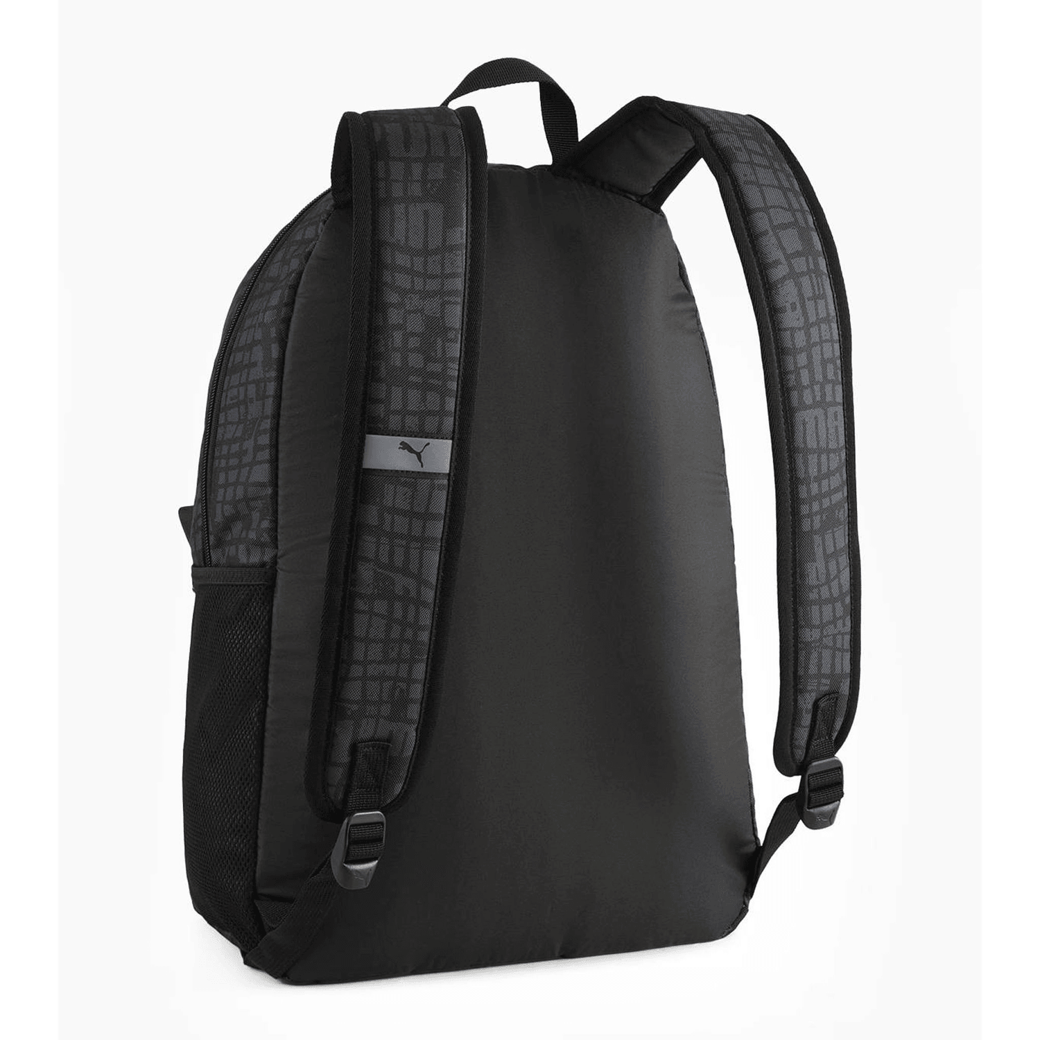 Mochila Puma Phase Hombre Negro Escolar Bolsillo lateral Caballero 20L — imagen 3