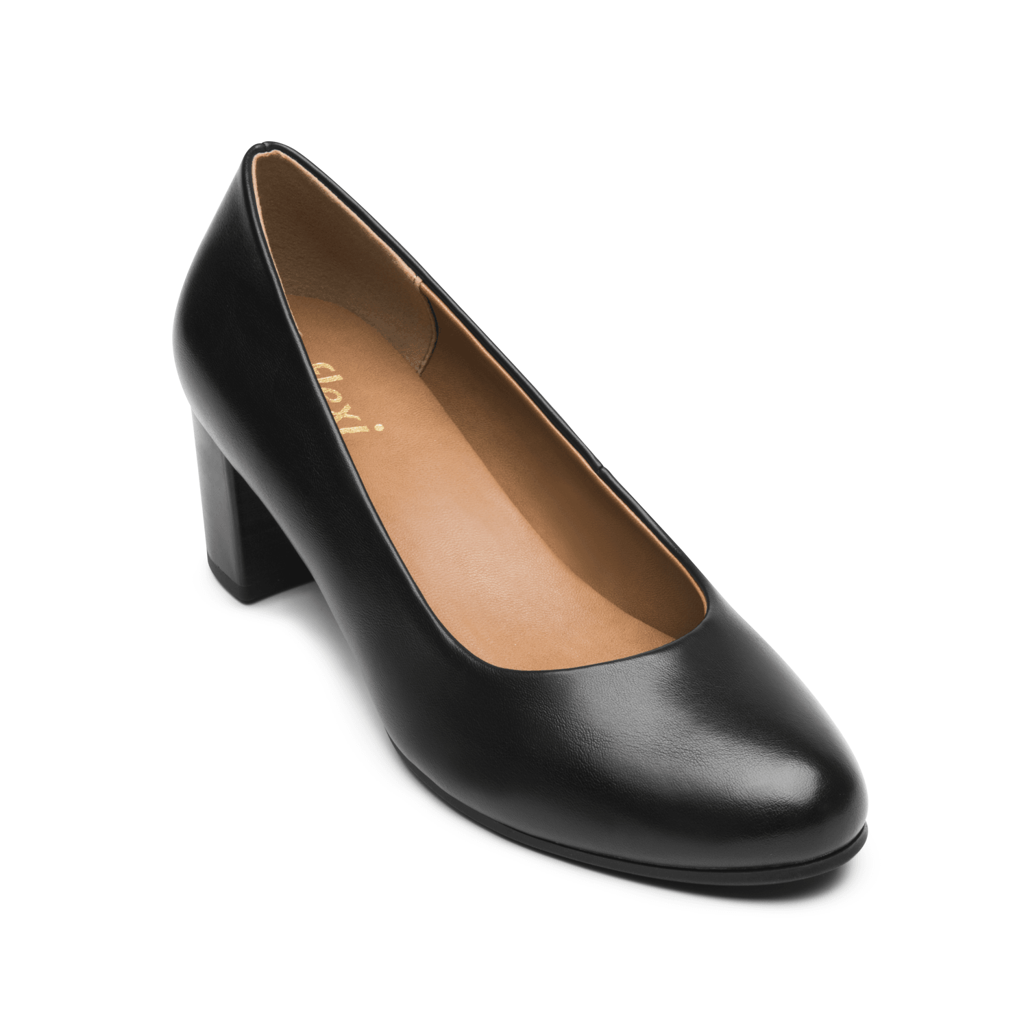 Zapatillas Flexi Asturias Dama Formal Tacón Negro Mujer — imagen 2