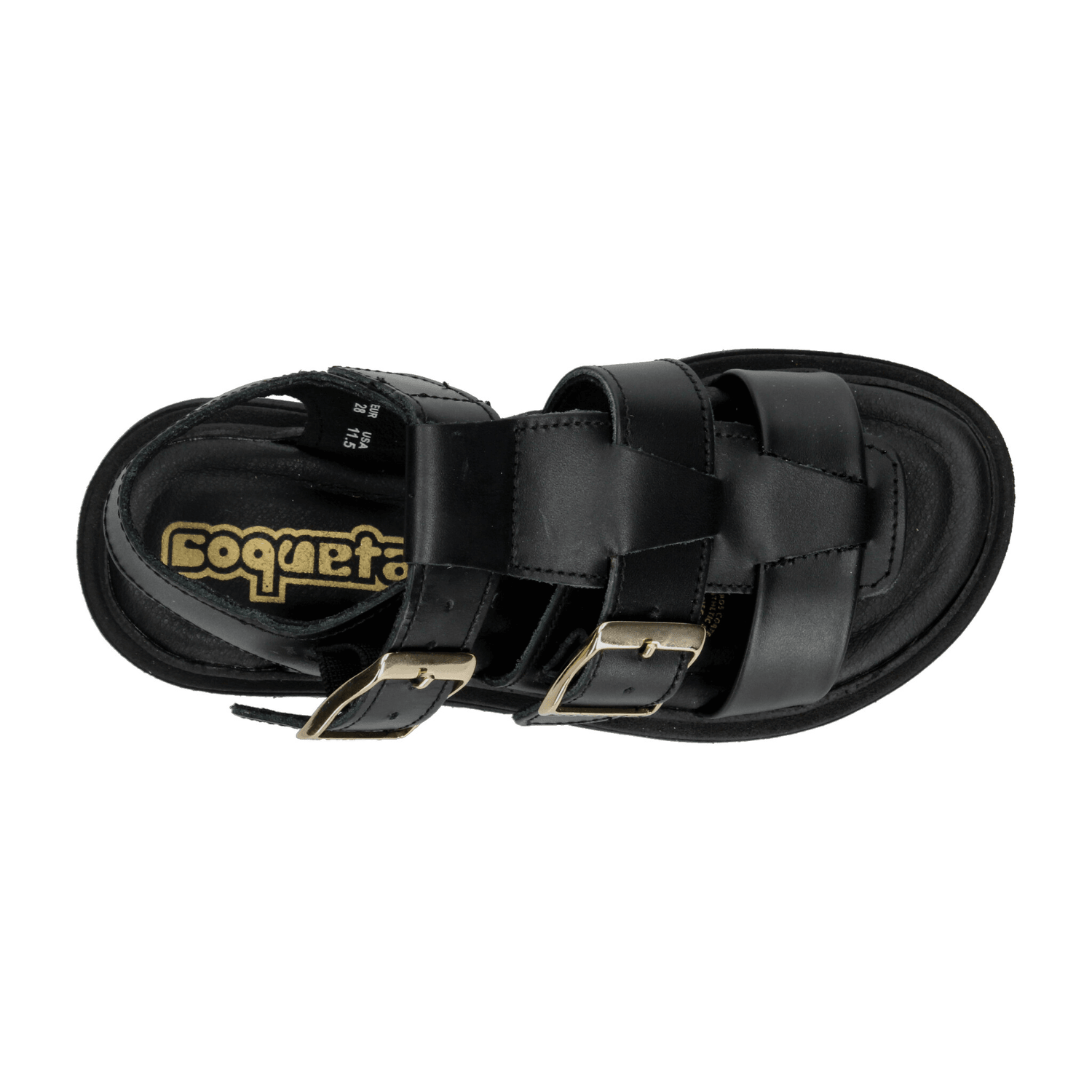 Sandalias Coqueta Niña Casual Negro Infantil T18-21 — imagen 8