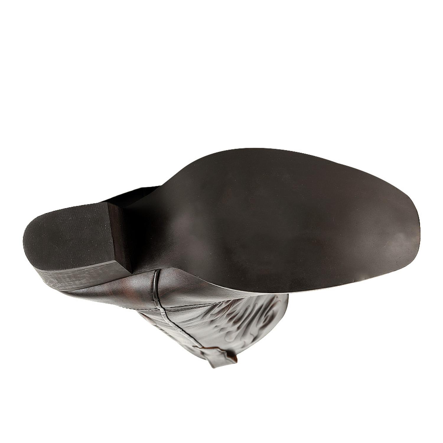 BOTA DAMA JC MCCOY VAQUERA PIEL TUBO GRABADO 6Cm 1344454 — imagen 4