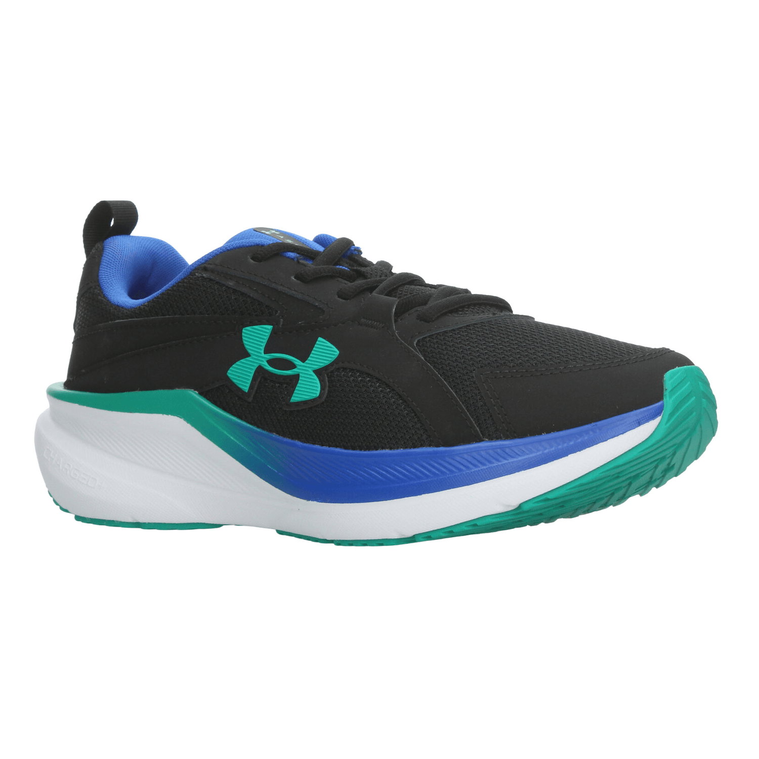 Tenis Under Armour Asser Hombre Running Caballero Negro — imagen 2