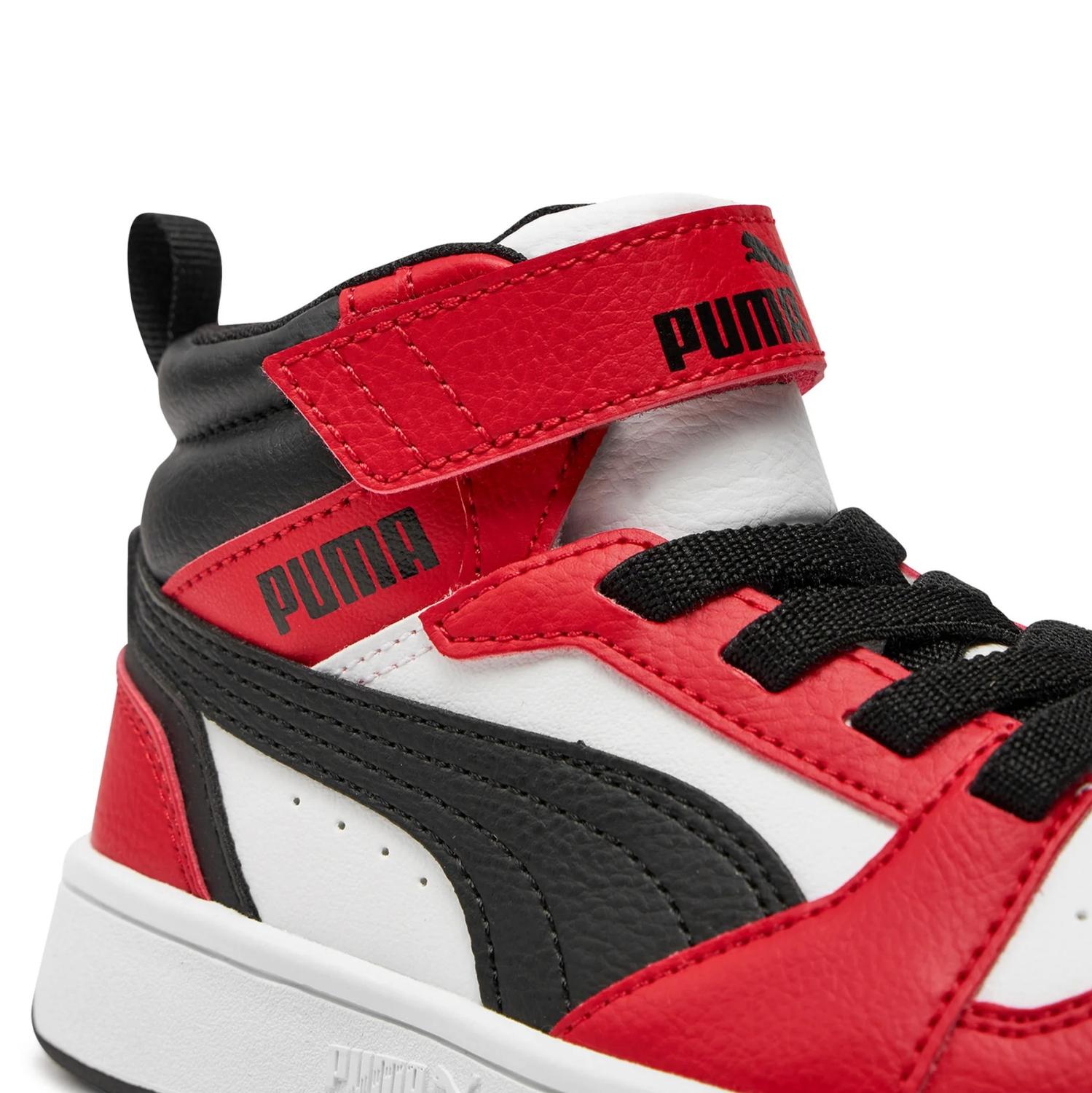 Tenis Puma Rebound V6 MID PS para Niños 17 A 21.5. 393832-03 — imagen 3