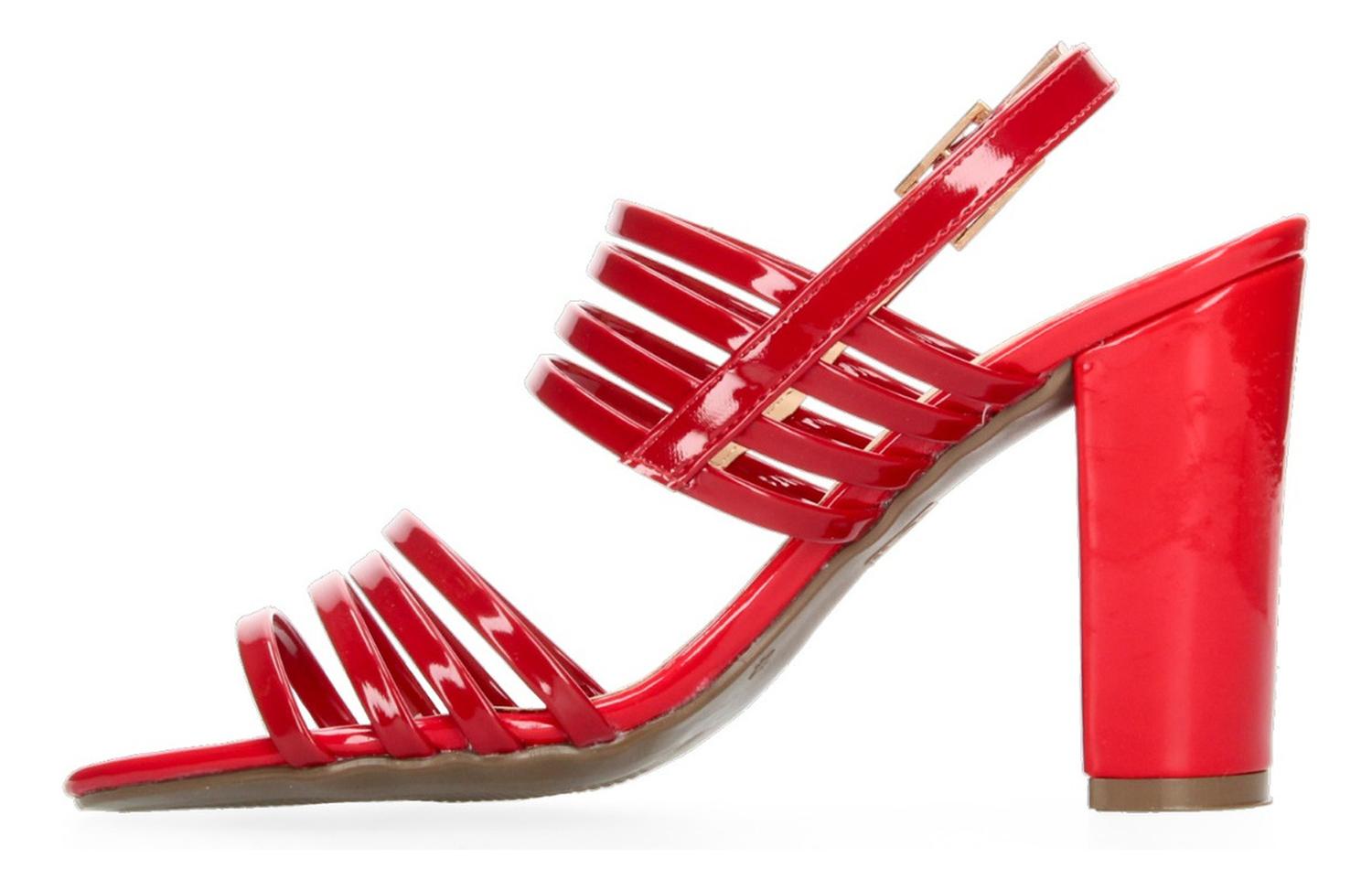 Sandalias Dama Rivedy Rojo Casual Mujer — imagen 6