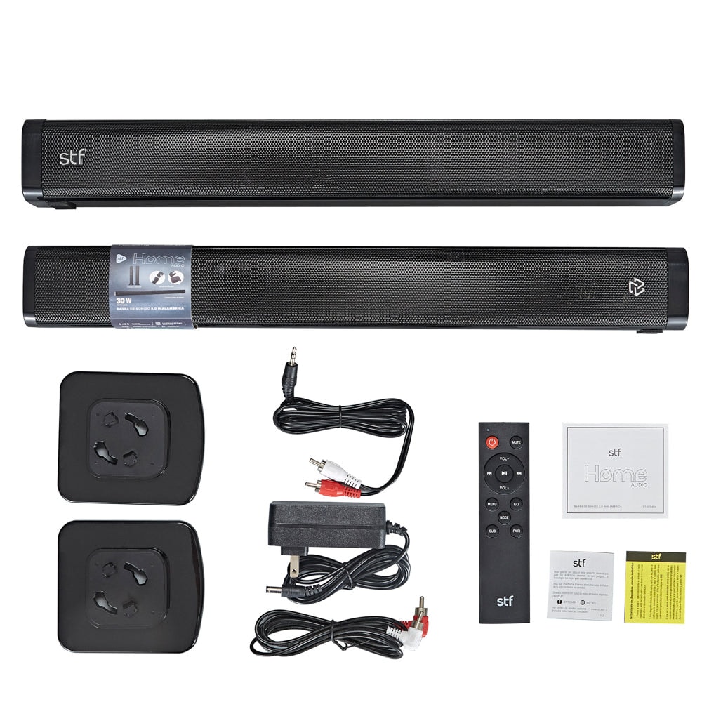 Barra de Sonido Home Audio 2.0 STF 30W HDMI / OPTICO / 3.5mm AUX / USB — imagen 9