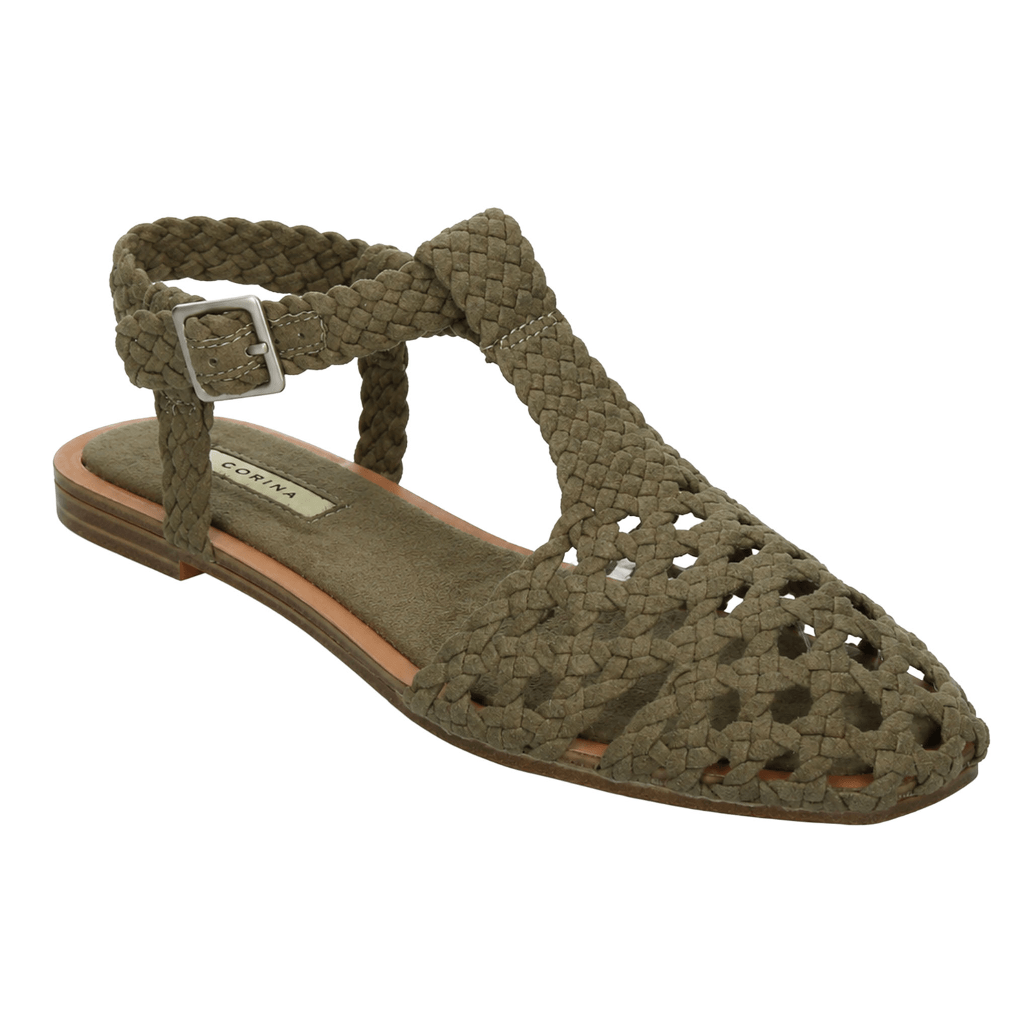 Sandalias Corina Dama Verde Casual Para Mujer — imagen 5