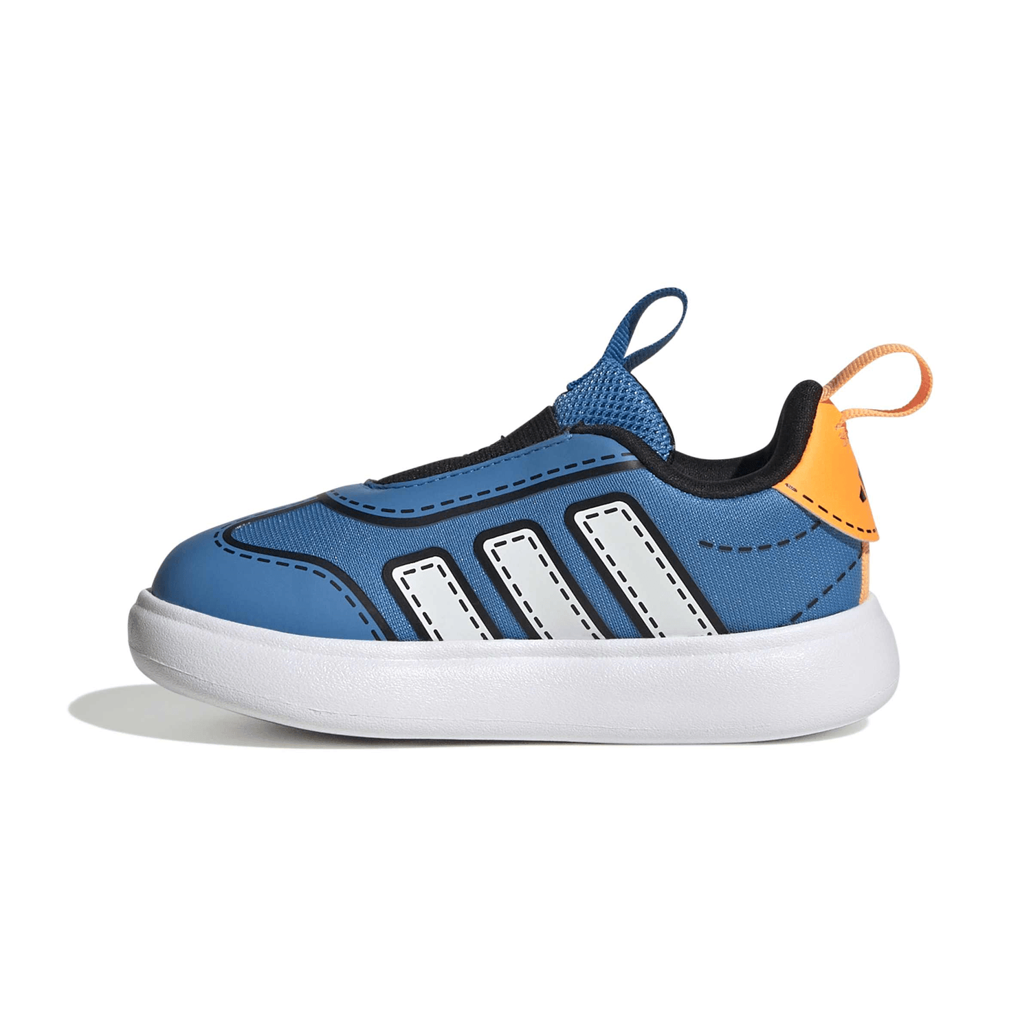 Tenis Adidas Bubblecomic Niño Azul Casual Infantil T11-16 — imagen 5