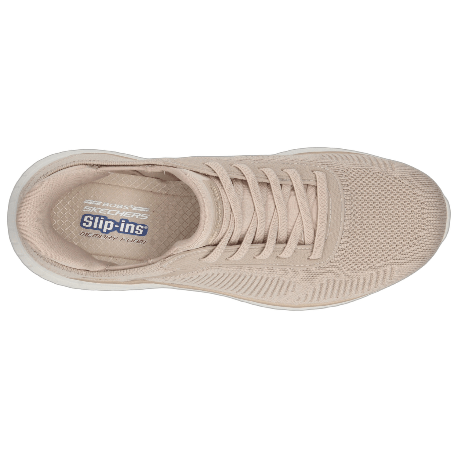 Tenis Skechers Bobs Slip-Ins Dama Deportivo Beige Mujer — imagen 8