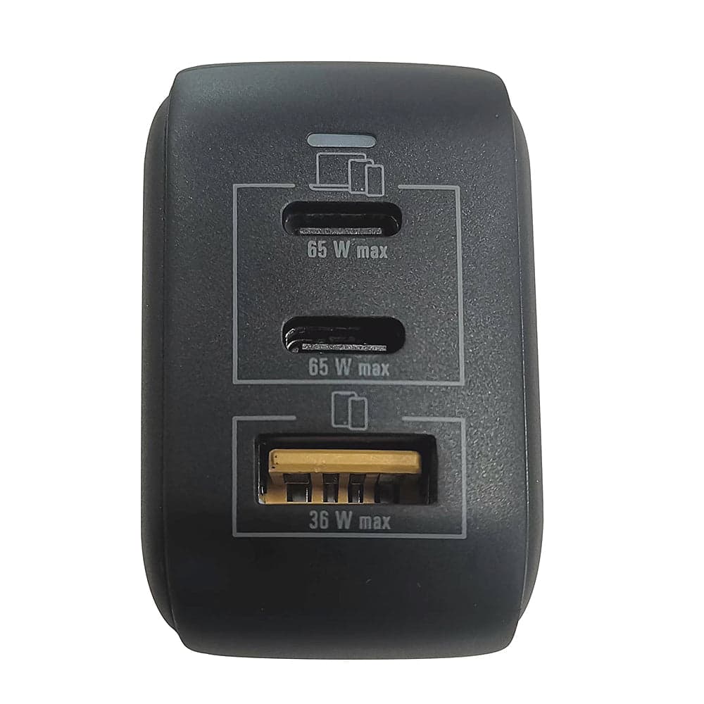 Cargador Pared GaN 65W 3 Salidas + Adaptadores UK/EU/AU Carga Ultra Rápida — image 4