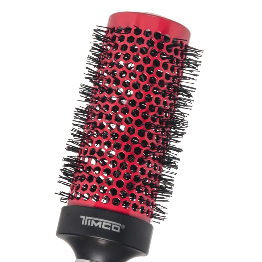 Cepillo de Cabello Térmico Redondo Ceramica Turmalina 2" Uso Profesional Timco CTR-3 — imagen 3