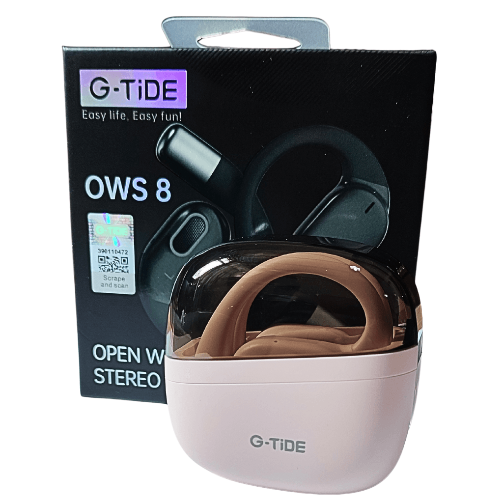 Audífonos Anticaídas G-tide OWS 8 Rosa. Bluetooth 5.4, Cancelación de Ruido y Sonido Hi-Fi — imagen 3