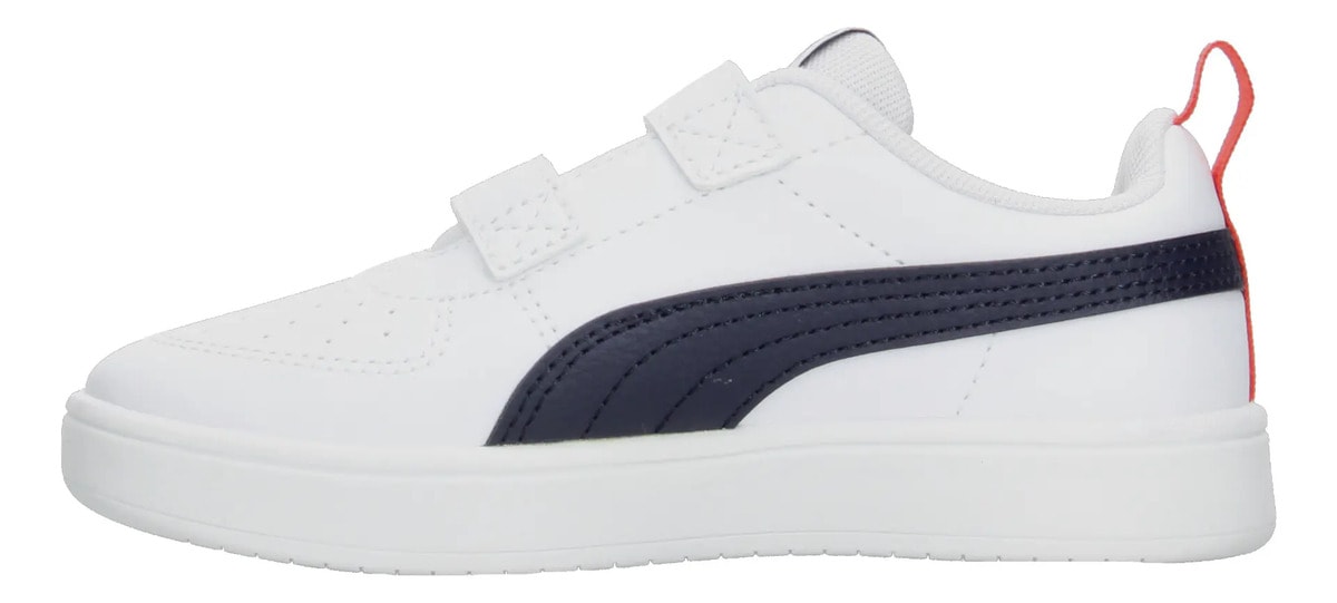 Tenis Puma Rickie V Niño Casual Urbano Blanco Infantil T16-22 — imagen 14
