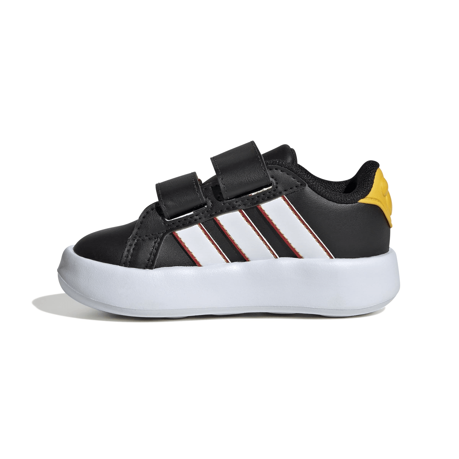 Tenis Adidas Grand Court Niño Casual Negro Infantil T11-16 — imagen 4
