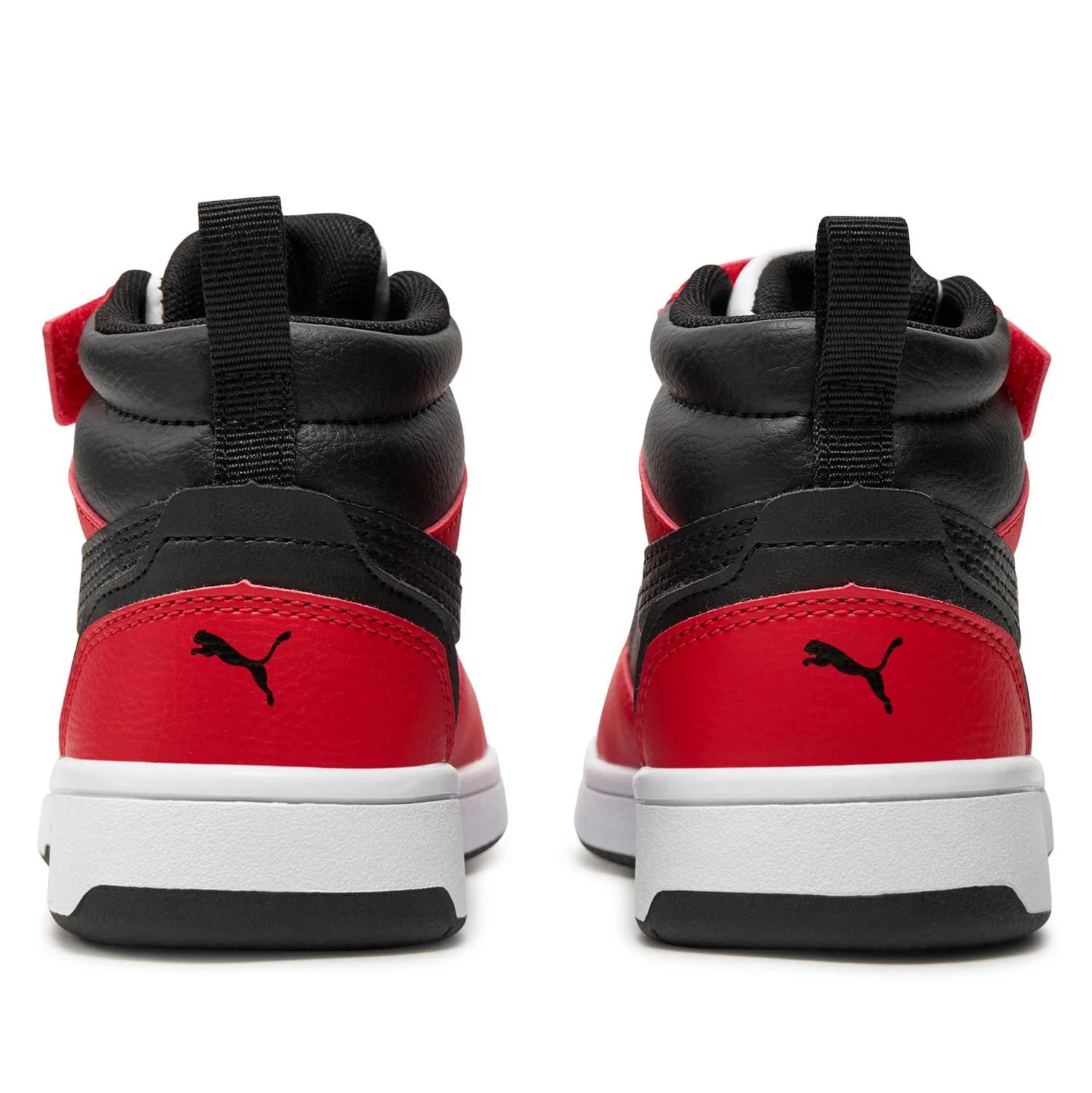 Tenis Puma Rebound V6 MID PS para Niños 17 A 21.5. 393832-03 — imagen 5