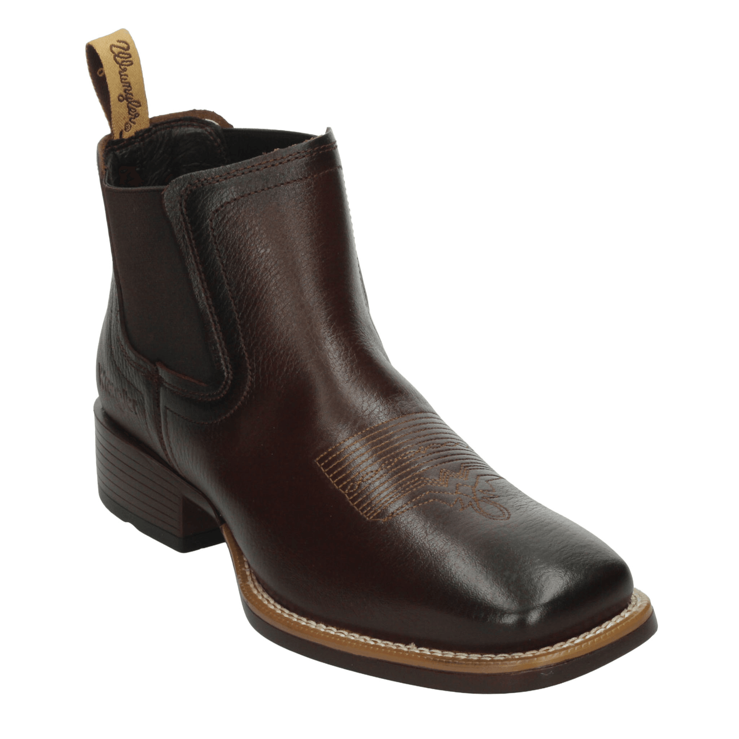 Bota Wrangler Hombre Café Casual Slip On Caballero — imagen 5