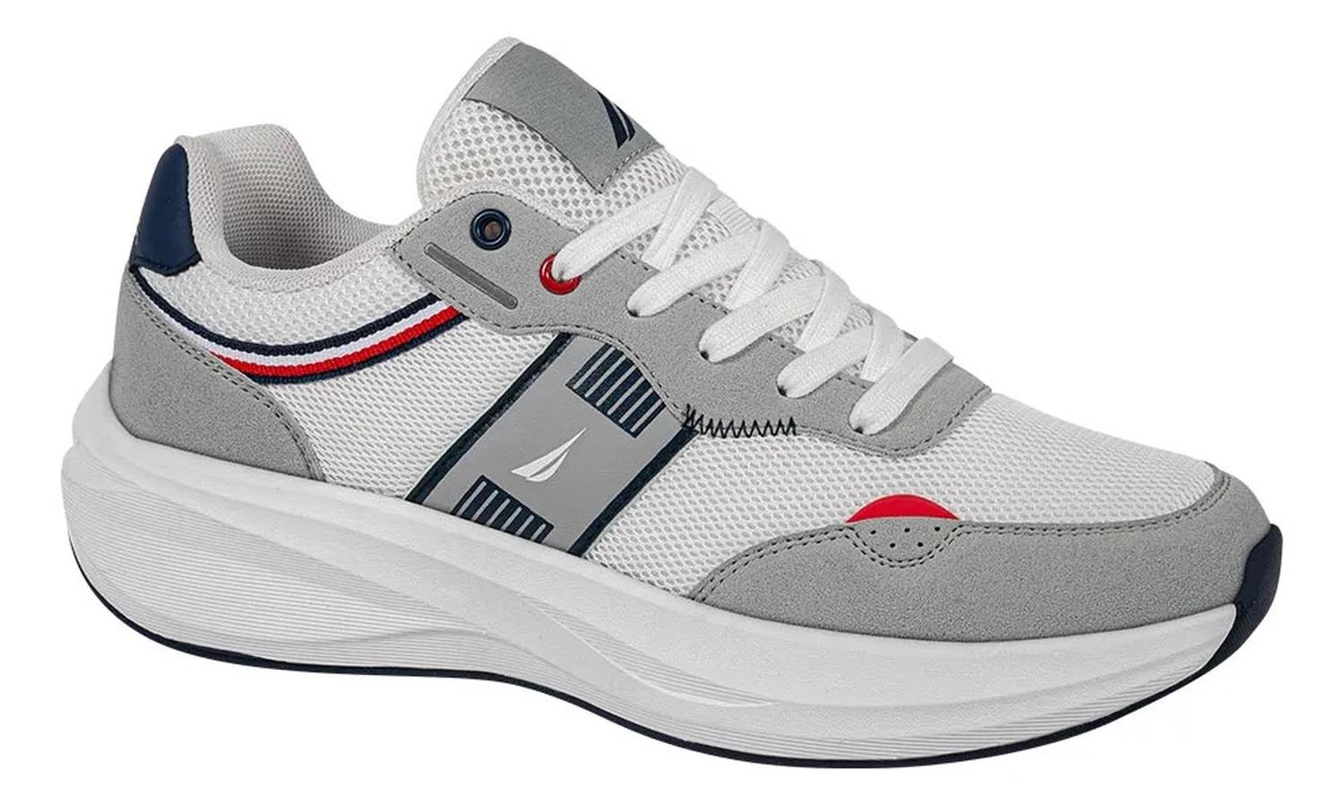 Tenis Nautica Caballero Confort Franjas Tricolor 1269668 — imagen 2