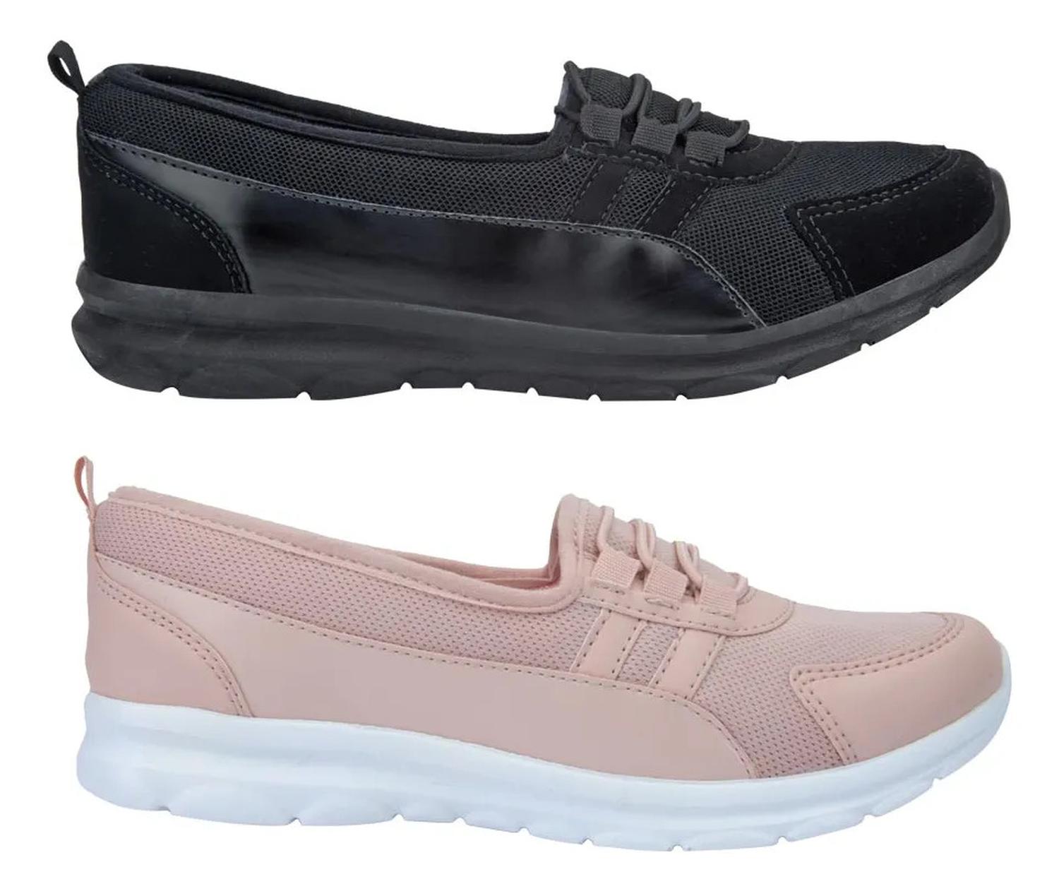 Tenis Shosh Sport Dama Kit 2 Pares Slip On 1138426 — imagen 2
