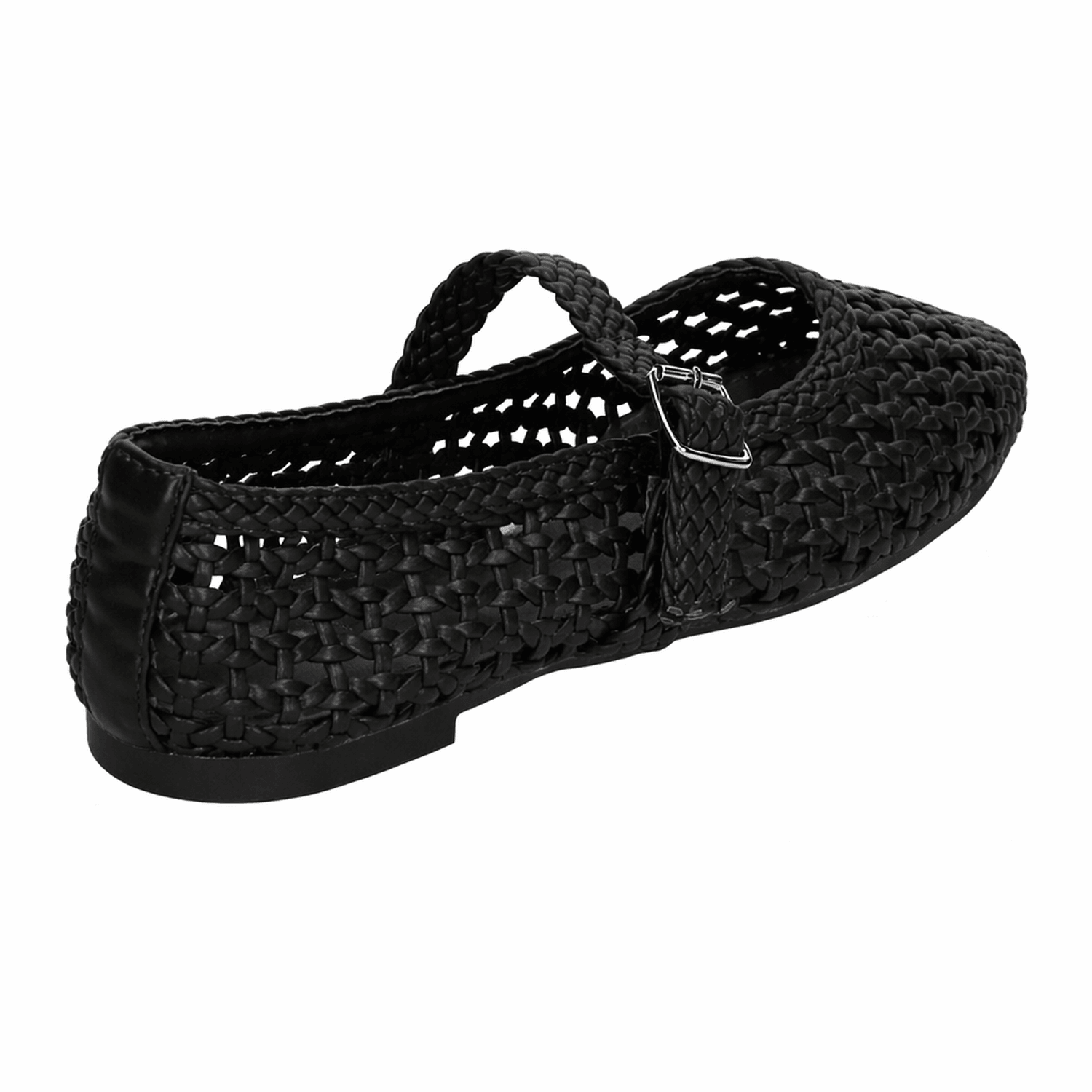 Flats EFE Francis Dama Casual Hebilla Cómodo Negro Mujer — imagen 3