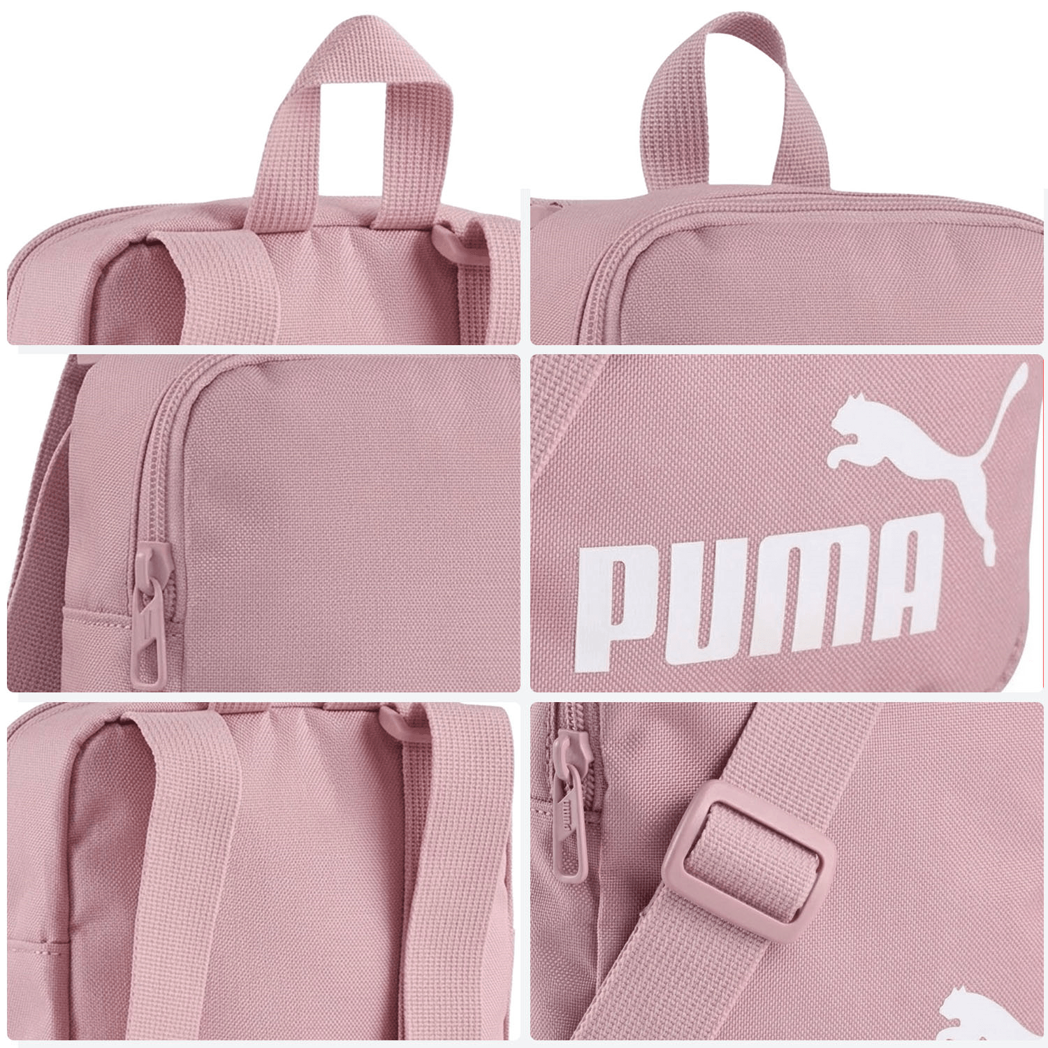 Bolsa Puma Portable Dama Rosa Casual Crossbody Mujer — imagen 6