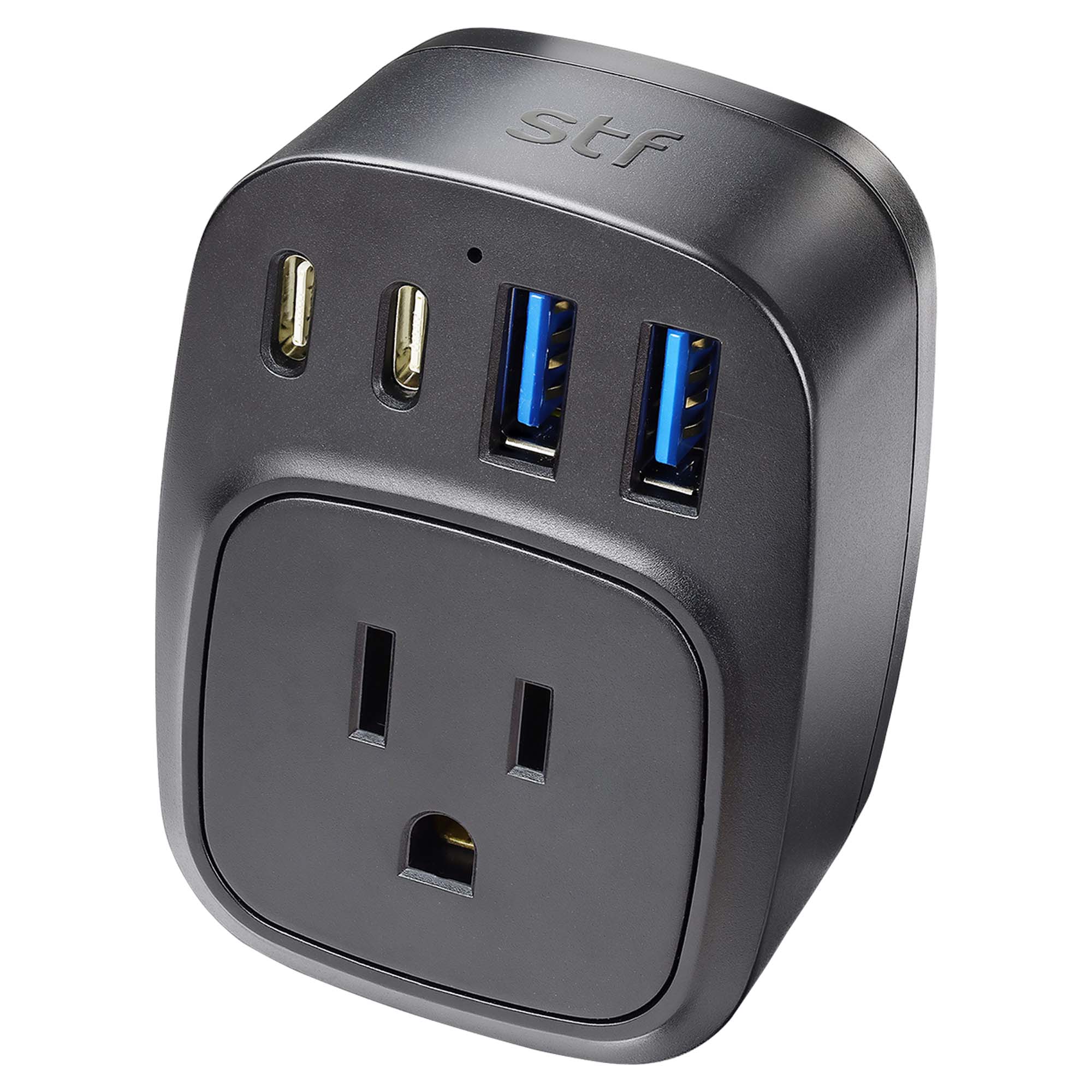 Contacto pared STF GaN 30W USB y USB-C - Carga ultra rápida 5 dispositivos — image 5