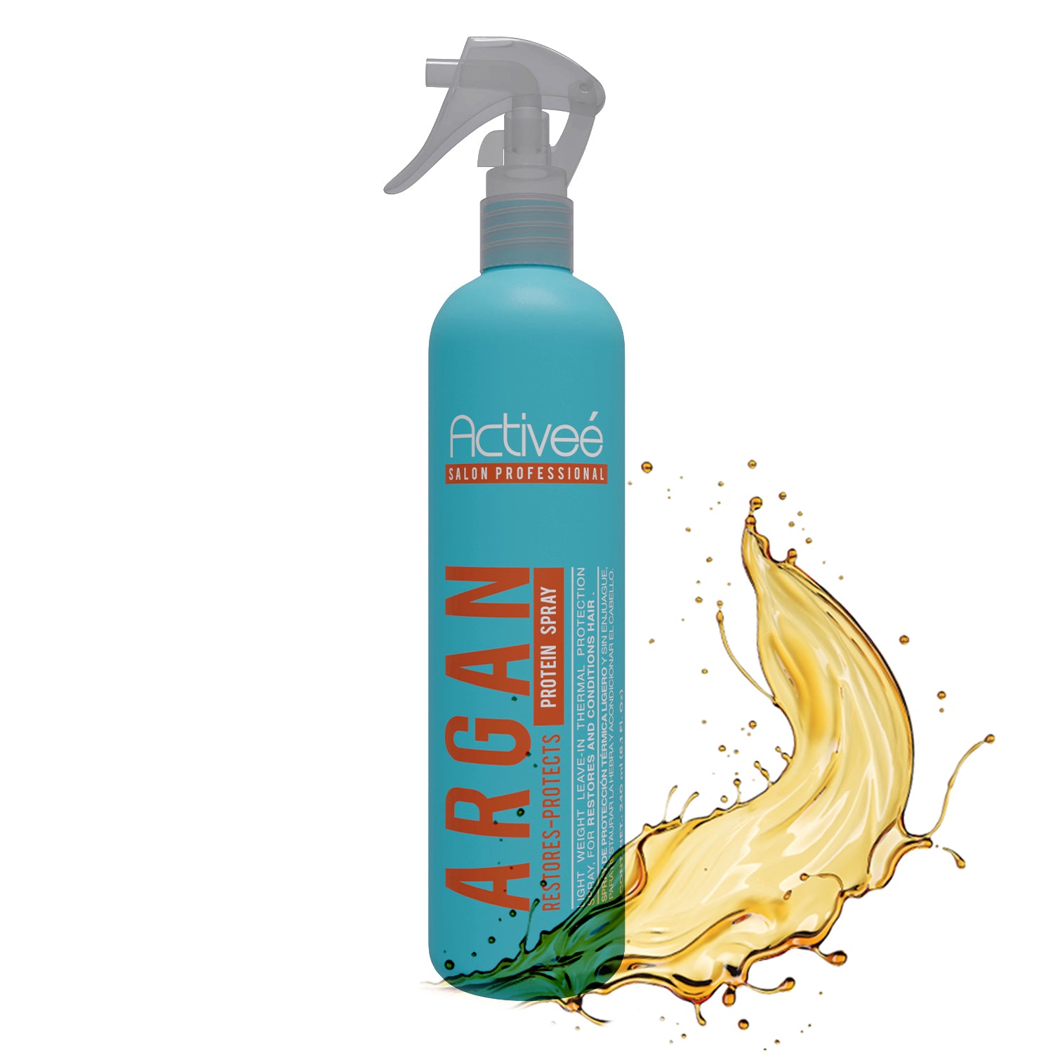 Proteina Capilar Activeé Professional Argan Tecnologia para cuidado Intensivo de Cabello Teñido o Dañado Libre de Sal — imagen 2