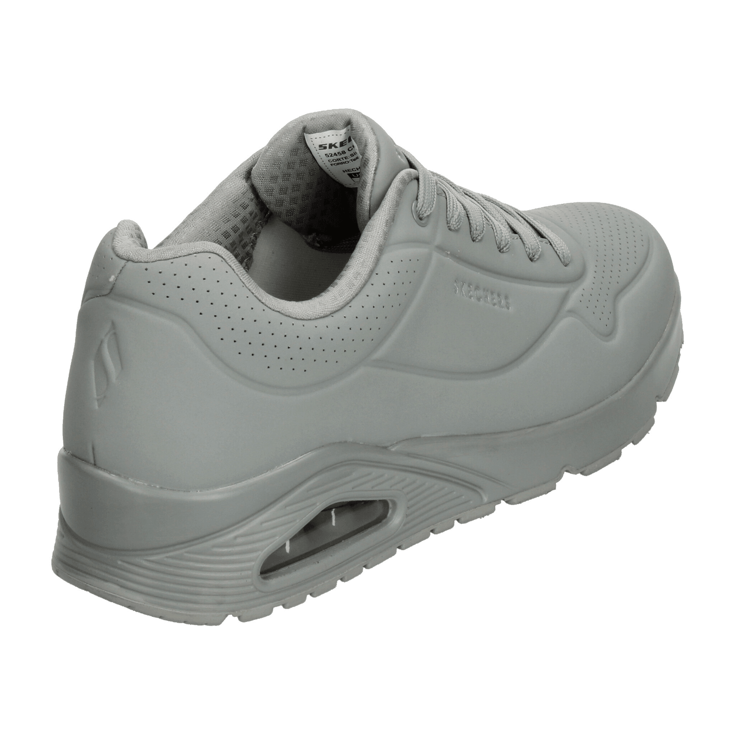 Tenis Skechers Hombre Casual Gris Caballero — imagen 3