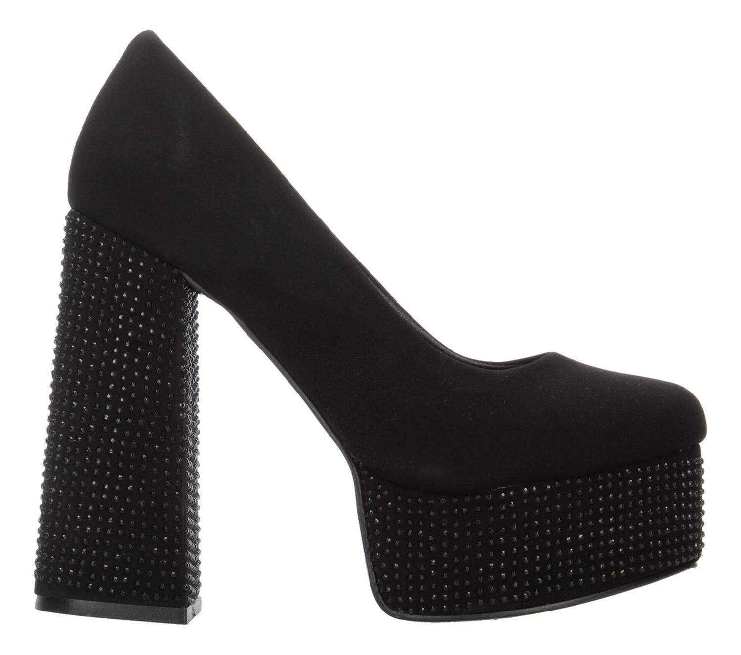 Zapatillas Pérez Lete Dama Fiesta Noche Negro Mujer — imagen 1