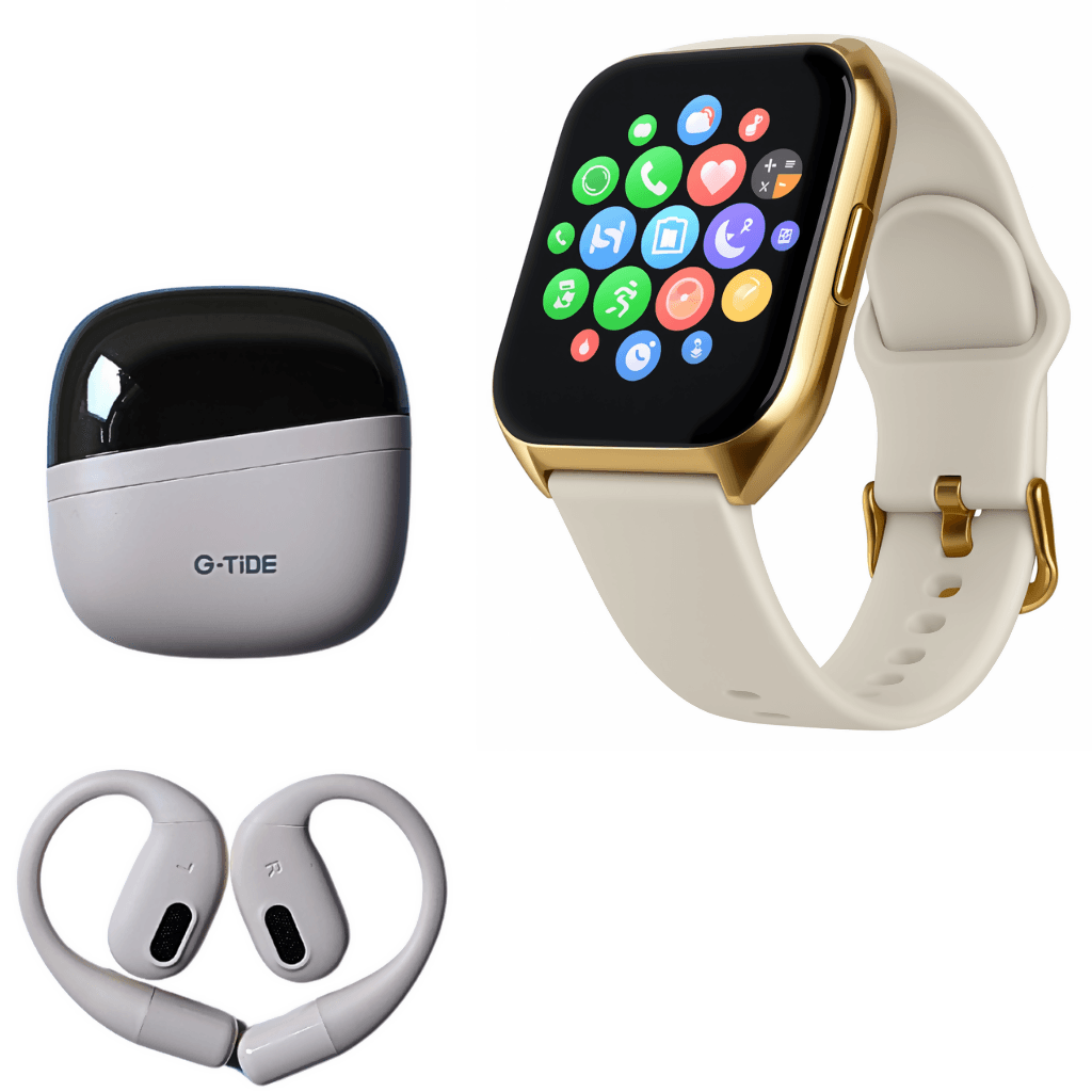Filwans Gts Mini Smartwatch + G-tide Ows-8 Auriculares True Wireless — imagen 2