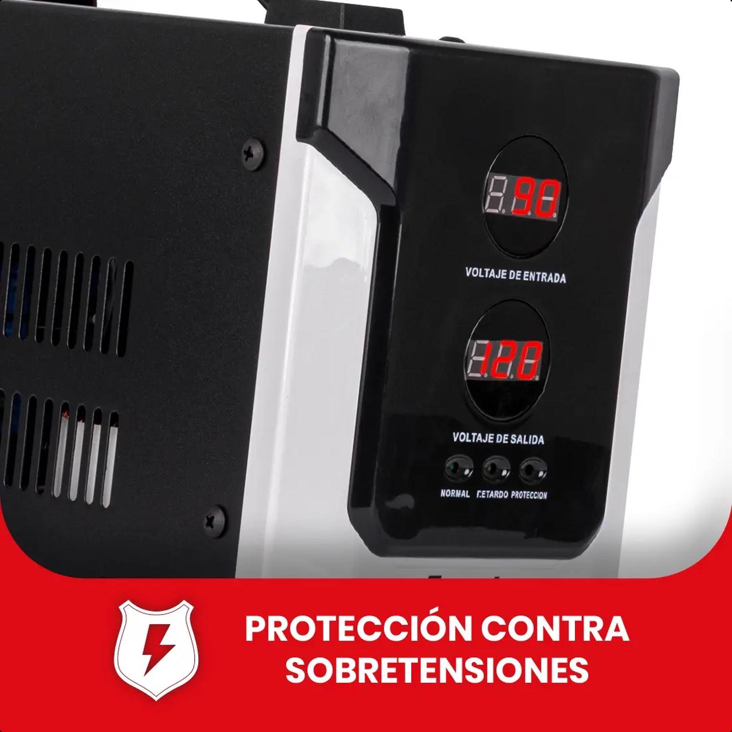 Regulador de Voltaje Energizer 1500VA 900W Protección — imagen 7