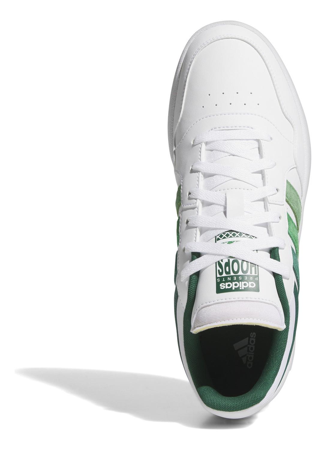 Tenis Hombre Adidas Hoops 3.0 Blanco Casual Caballero — imagen 8