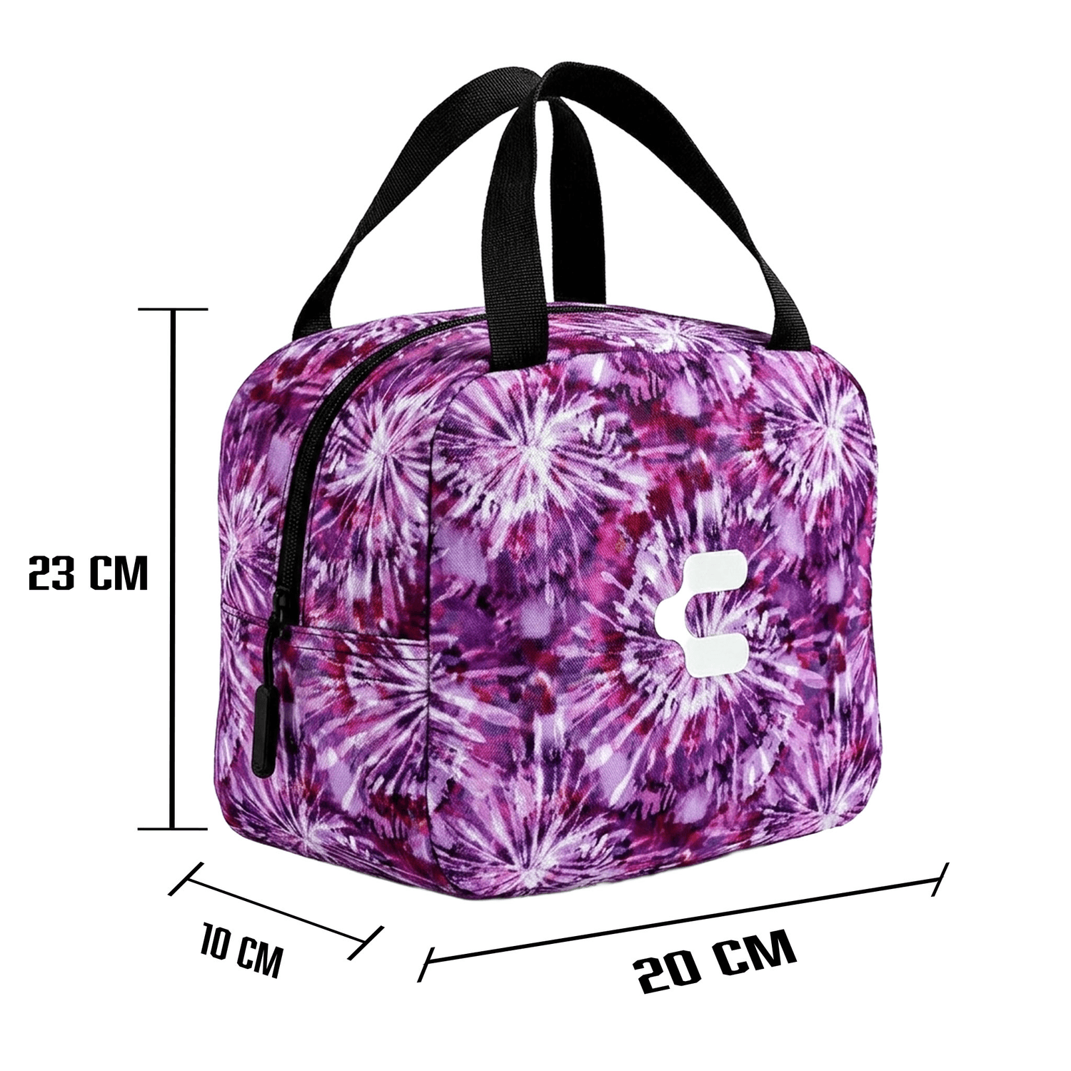 Mochila Charly Tie-Dye Niña Morada Escolar Lonchera Infantil — image 8