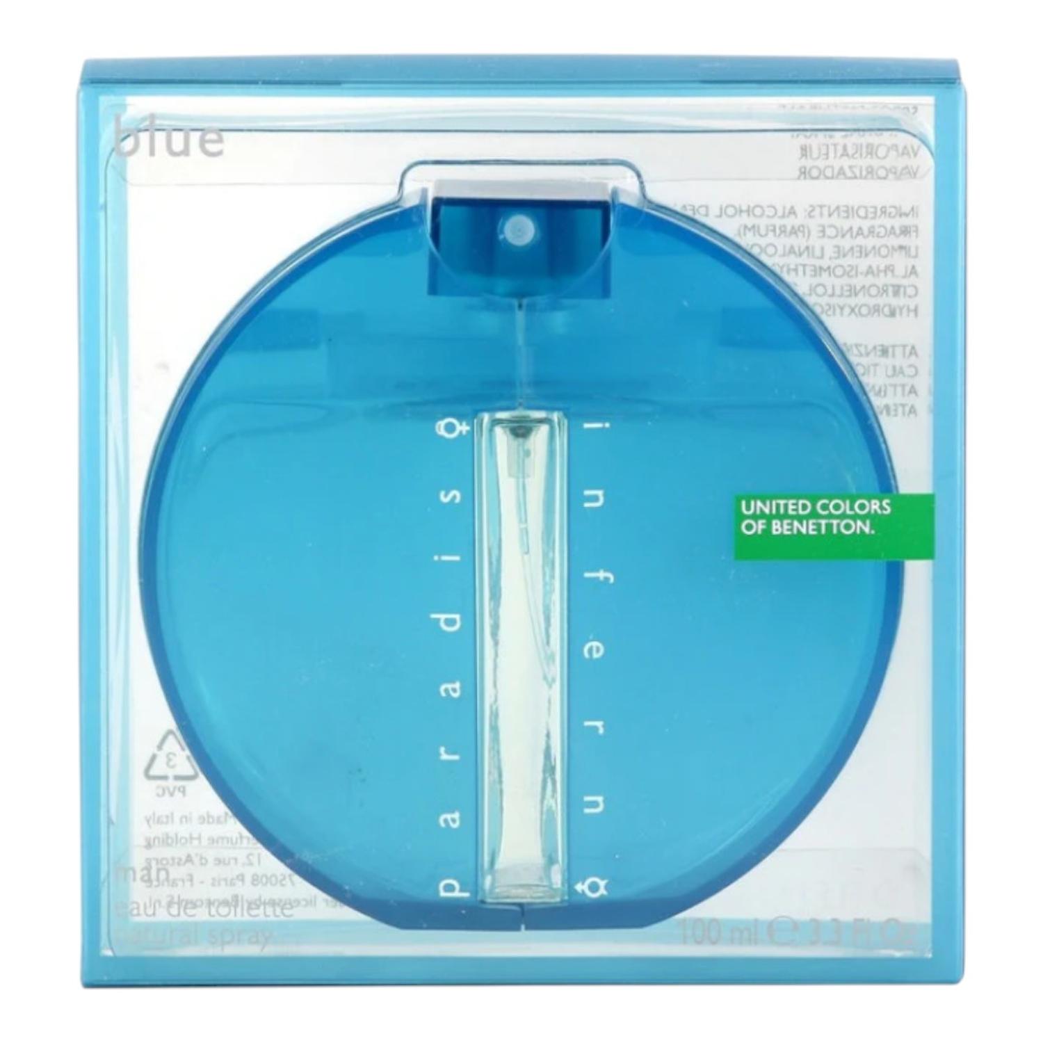 BENETTON PARADISO INFERNO BLUE EDT 100 ML — imagen 2