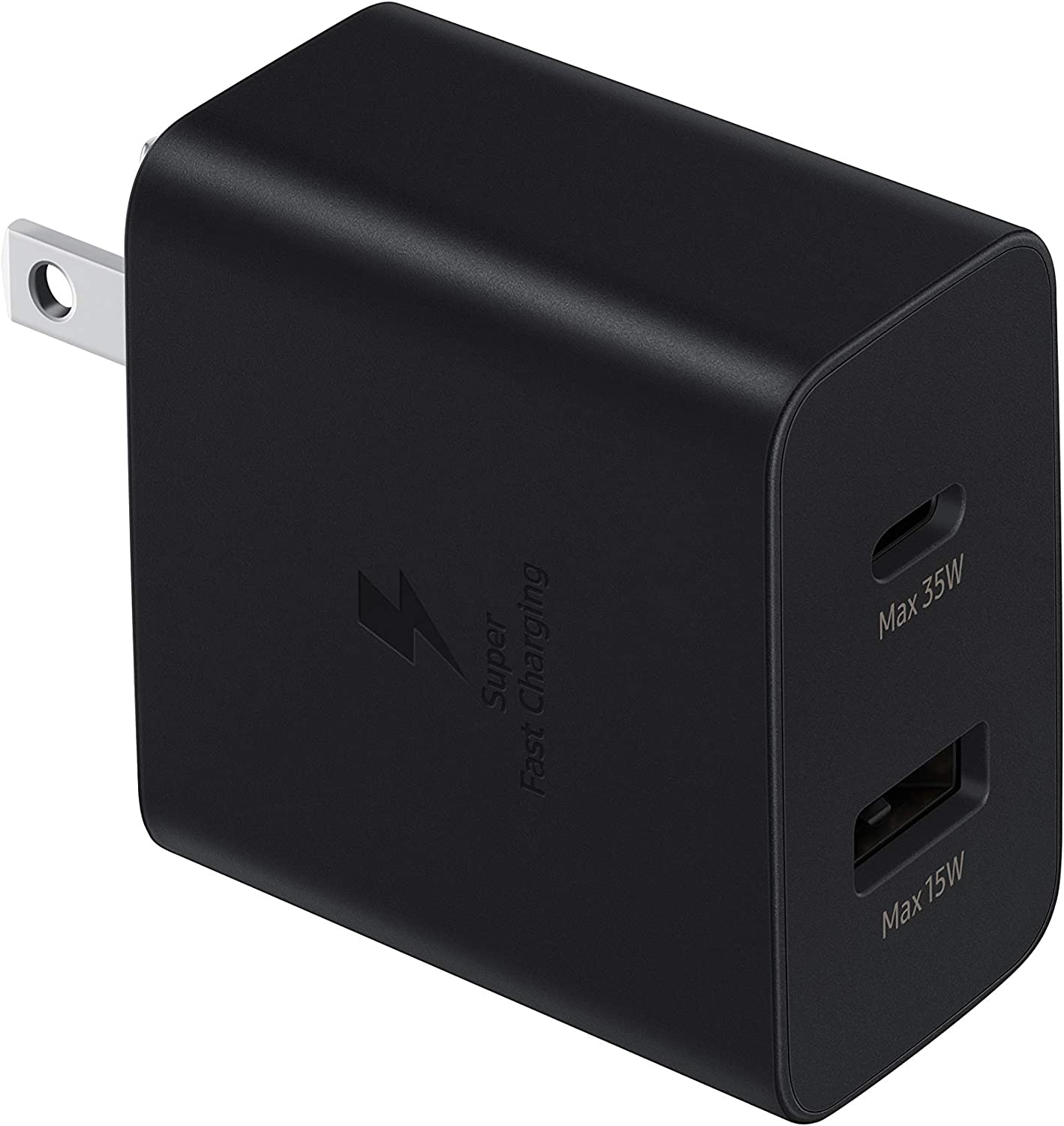 Cargador Samsung 35w PD Power Adapter Duo USB-C , USB - Negro — imagen 2
