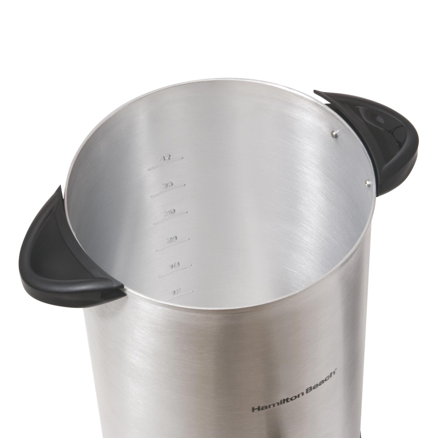 Cafetera Percoladora Hamilton Beach 40520R 45Tz Inox — imagen 9