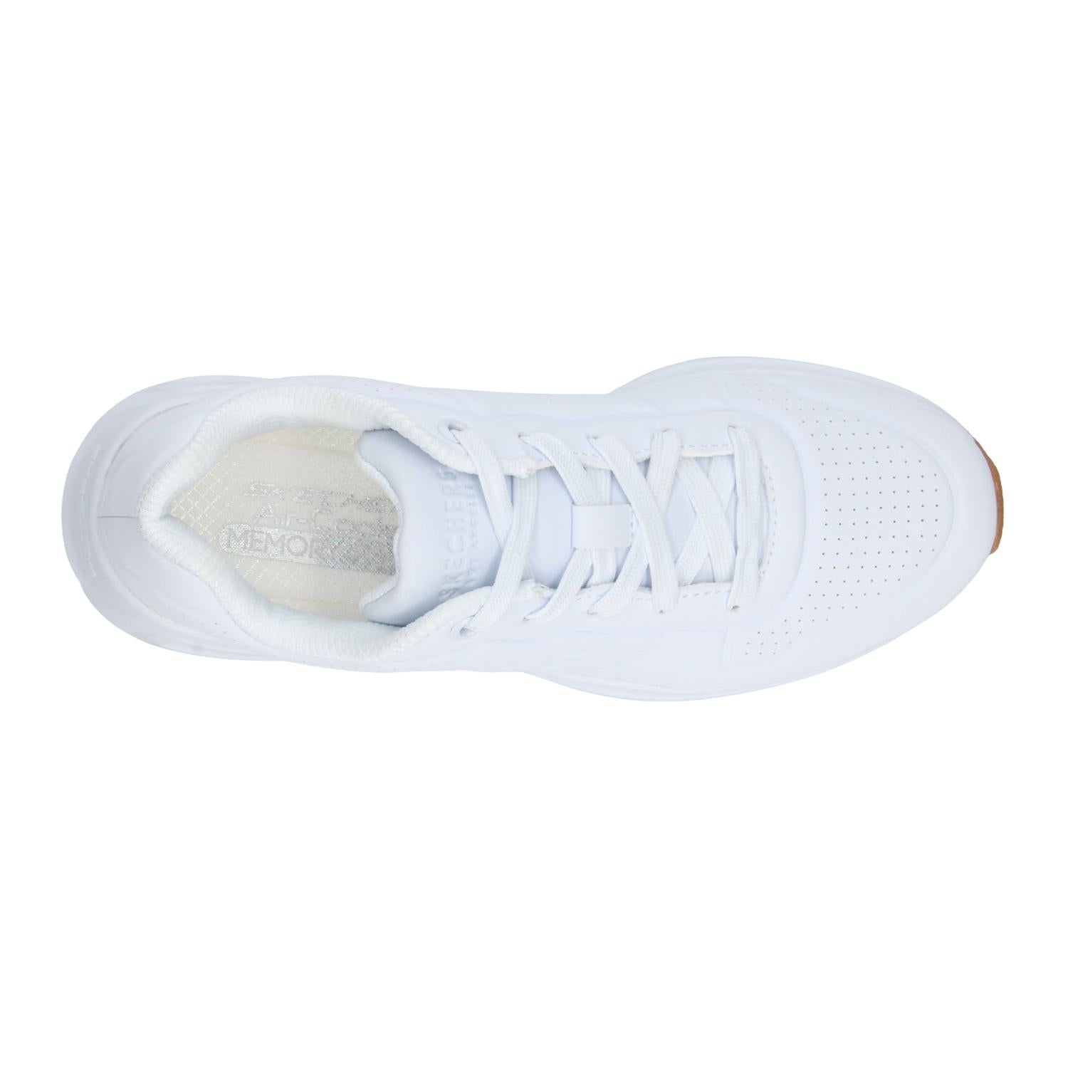 Tenis Dama Skechers Street Uno Blanco Casual Mujer — imagen 9