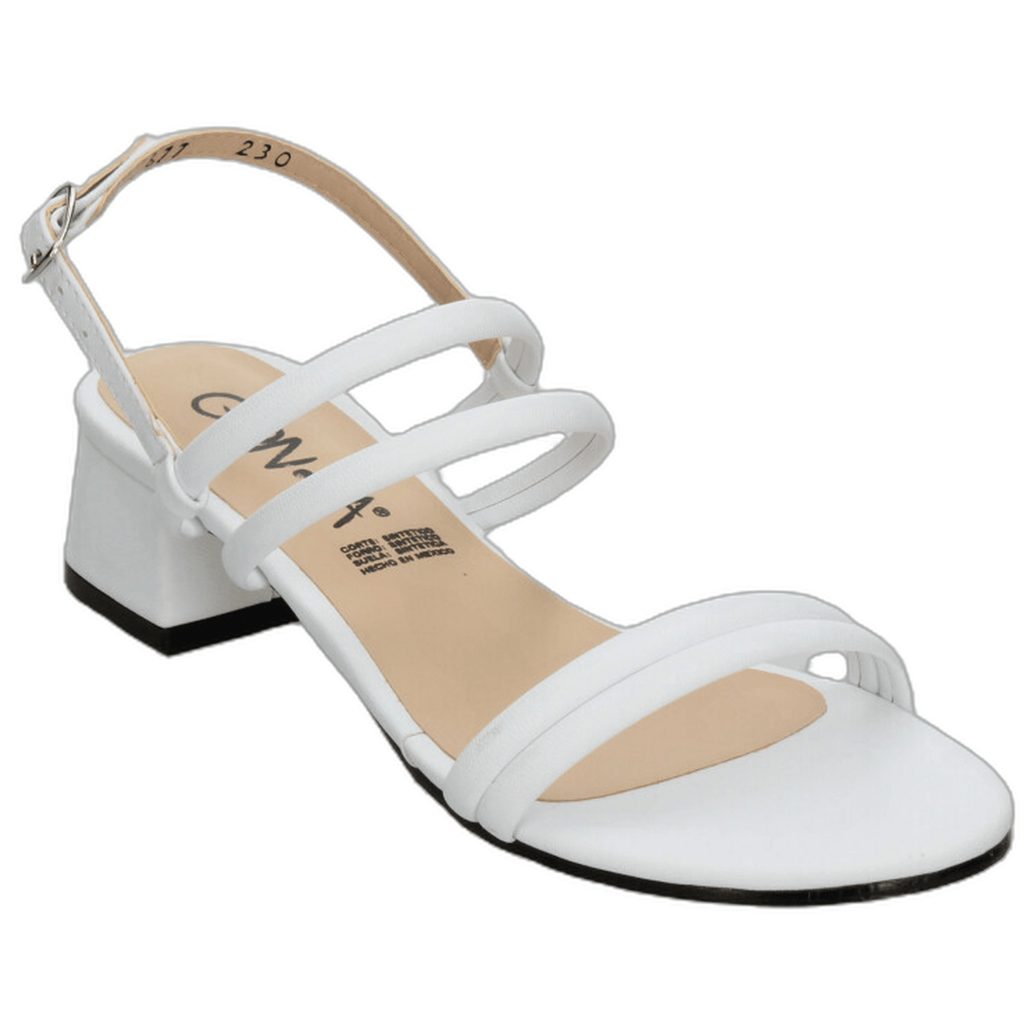 Sandalias Gonsa Dama Casual Blanco Mujer — imagen 4