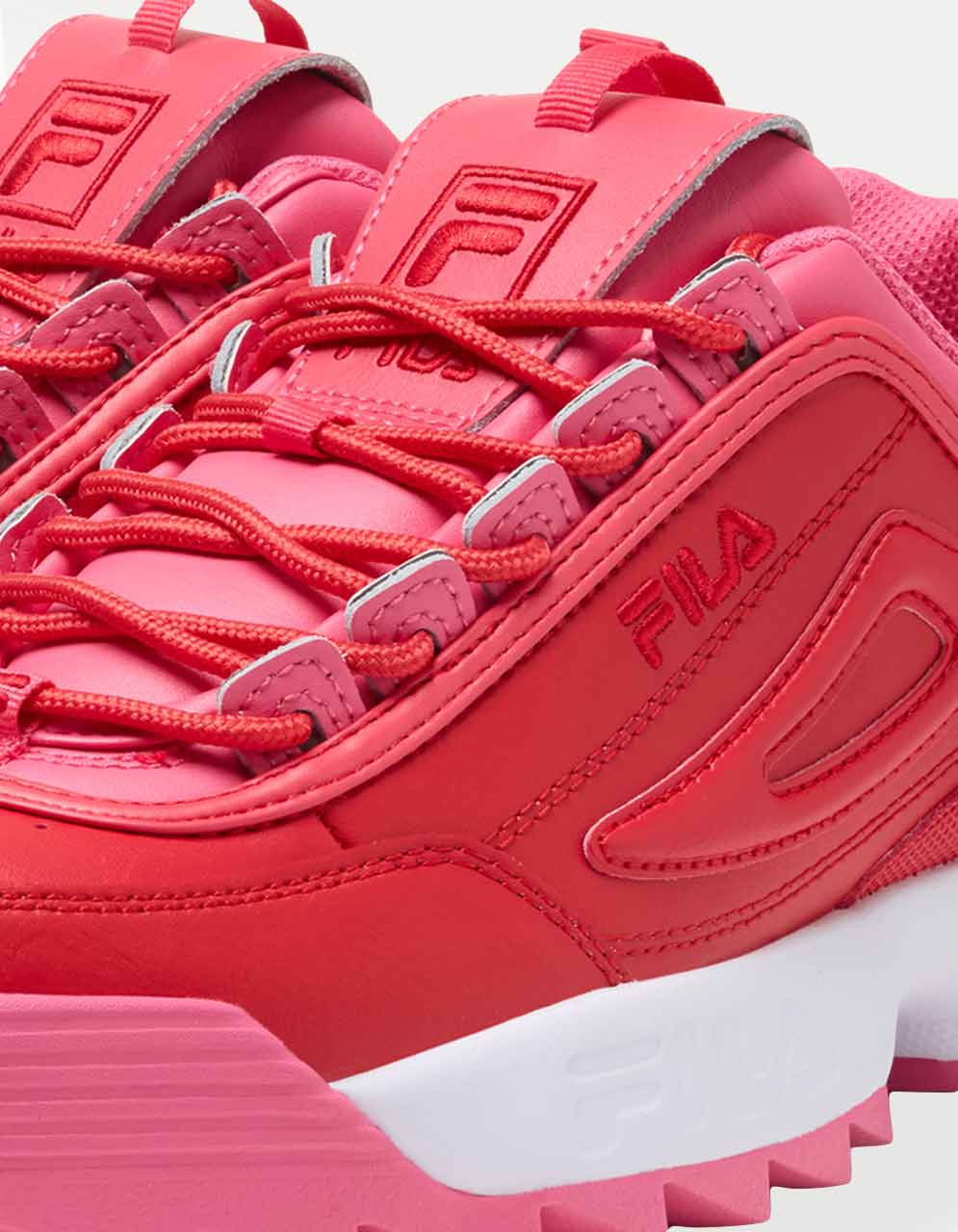 Tenis Fila Disruptor 2 Premium Rosa - Mujer — imagen 4