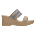 Sandalias Rojo Cereza Dama Casual Azul Mujer