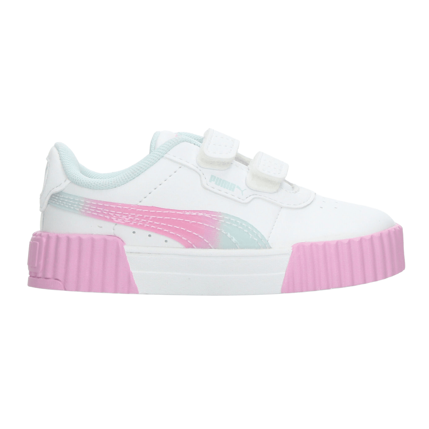 Tenis Puma Carina 3.0 Niña Blanco Casual Deportivo Infantil T11-16 — imagen 2
