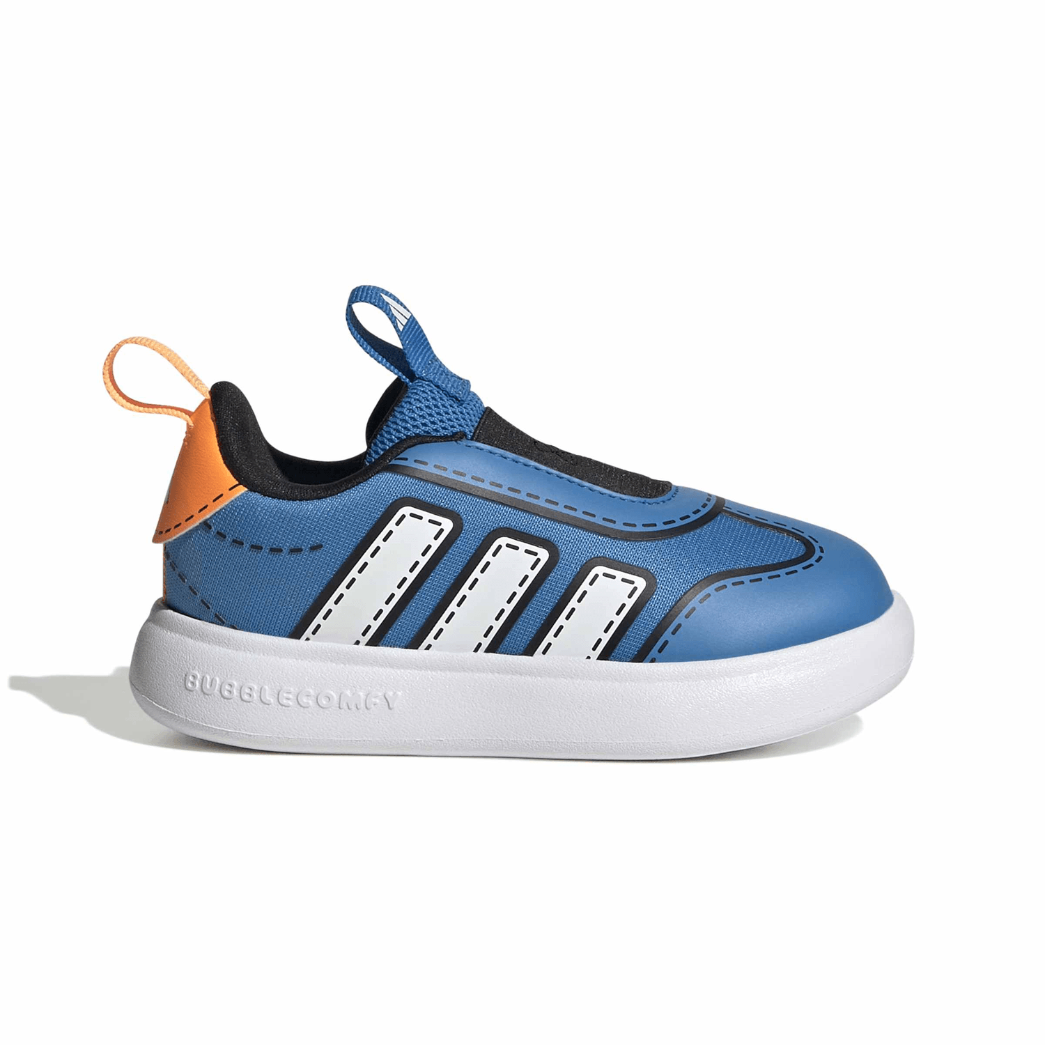Tenis Adidas Bubblecomic Niño Azul Casual Infantil T11-16 — imagen 2