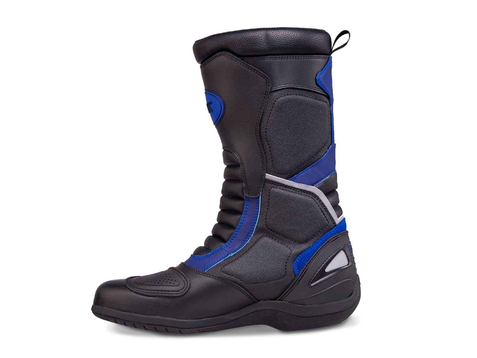 Botas Biker Hombre Doble proposito Moto Workland 009 Azul — imagen 10