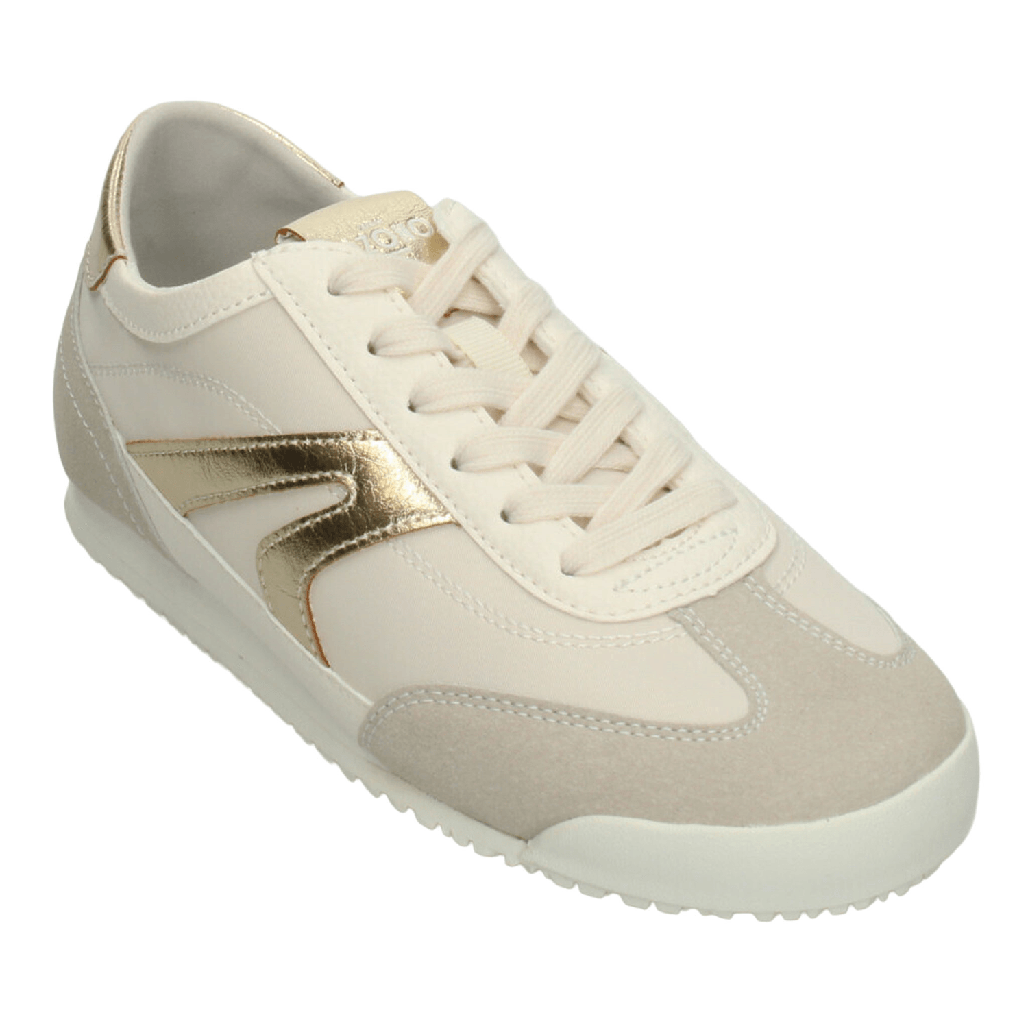 Tenis Ozono Dama Beige Dorado Casual Para Mujer — imagen 5