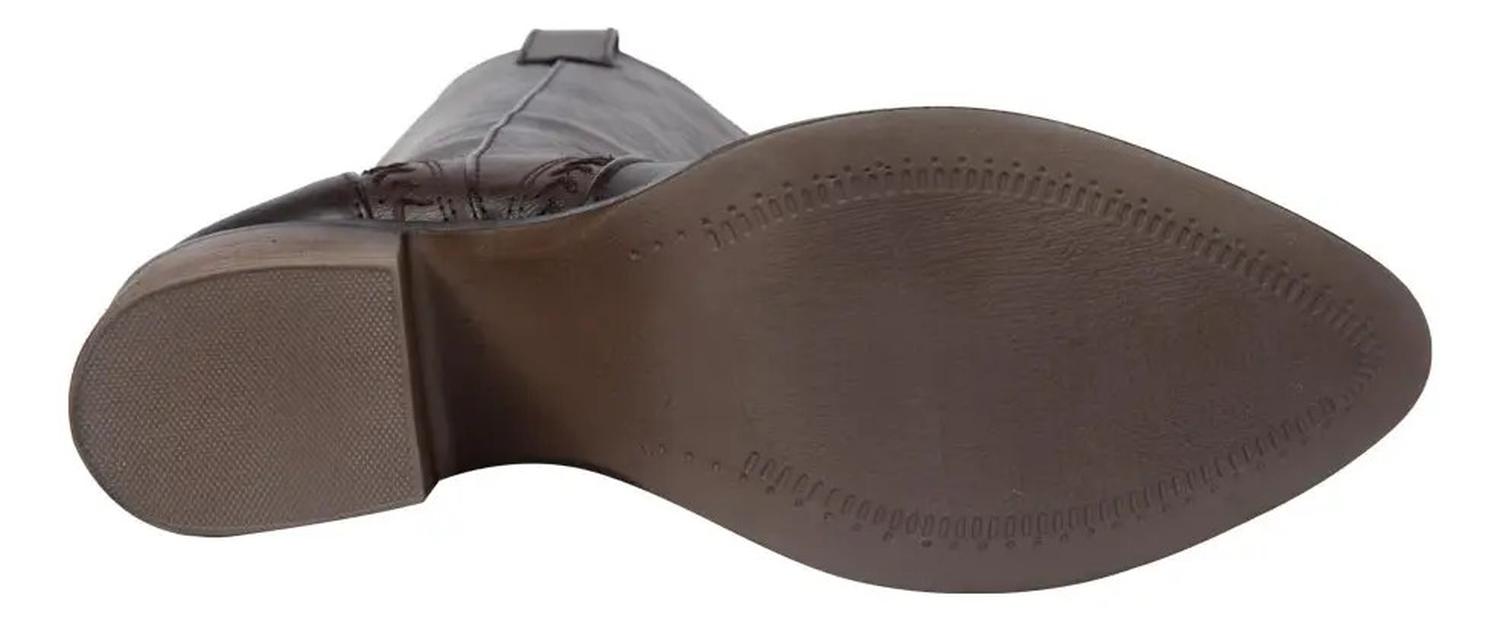 Bota Larga Dama Tierra Bendita Texano Bordado 7.5cm 1180513 — imagen 4