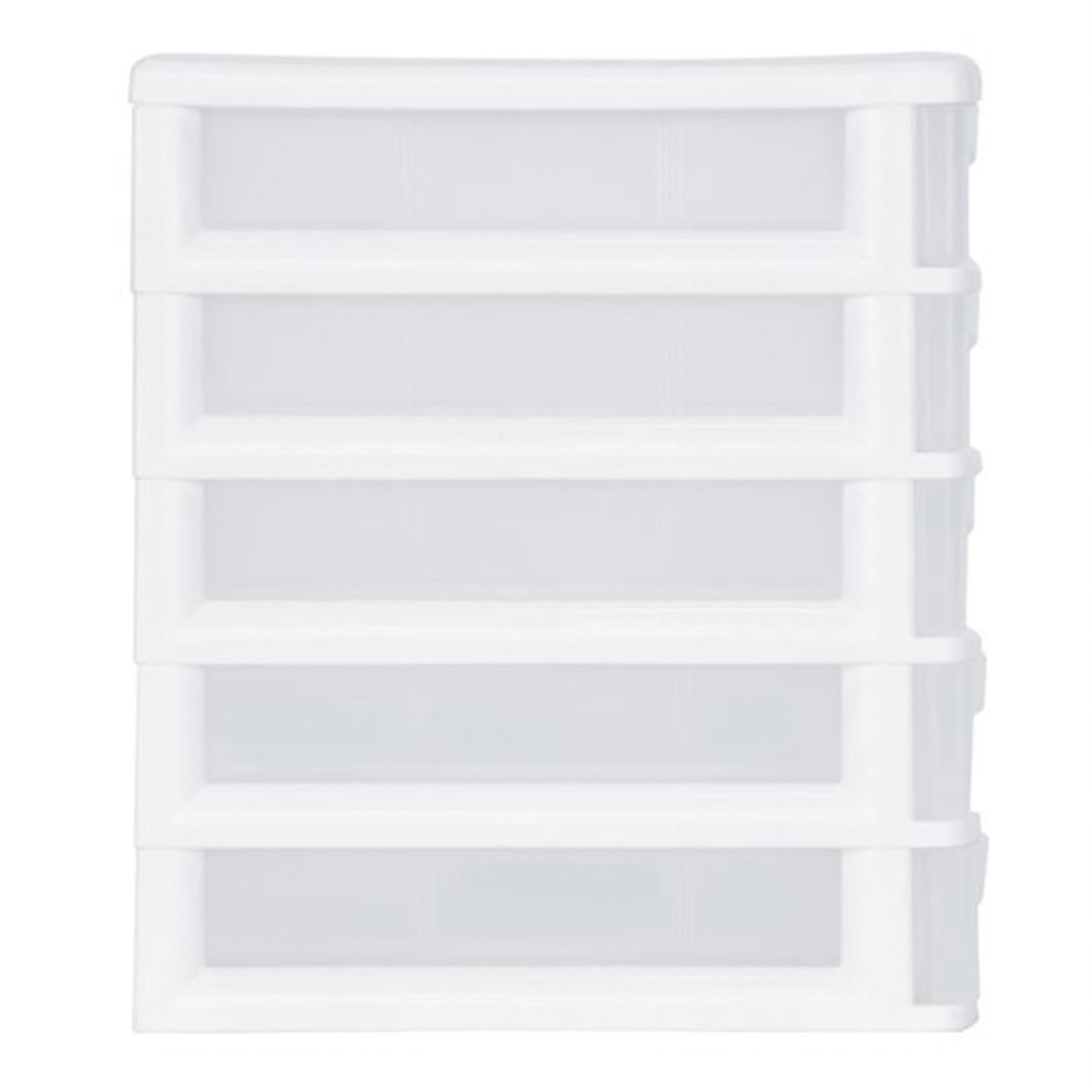 6 Mini Organizador Italhome 8105bl 5 Cajones 3 Divisores — imagen 7